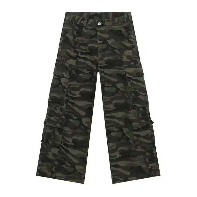 Jean Streetwear Camouflage Multi-Pockets Baggy Jeans Size US 32 / EU 48 - 6 Thumbnail