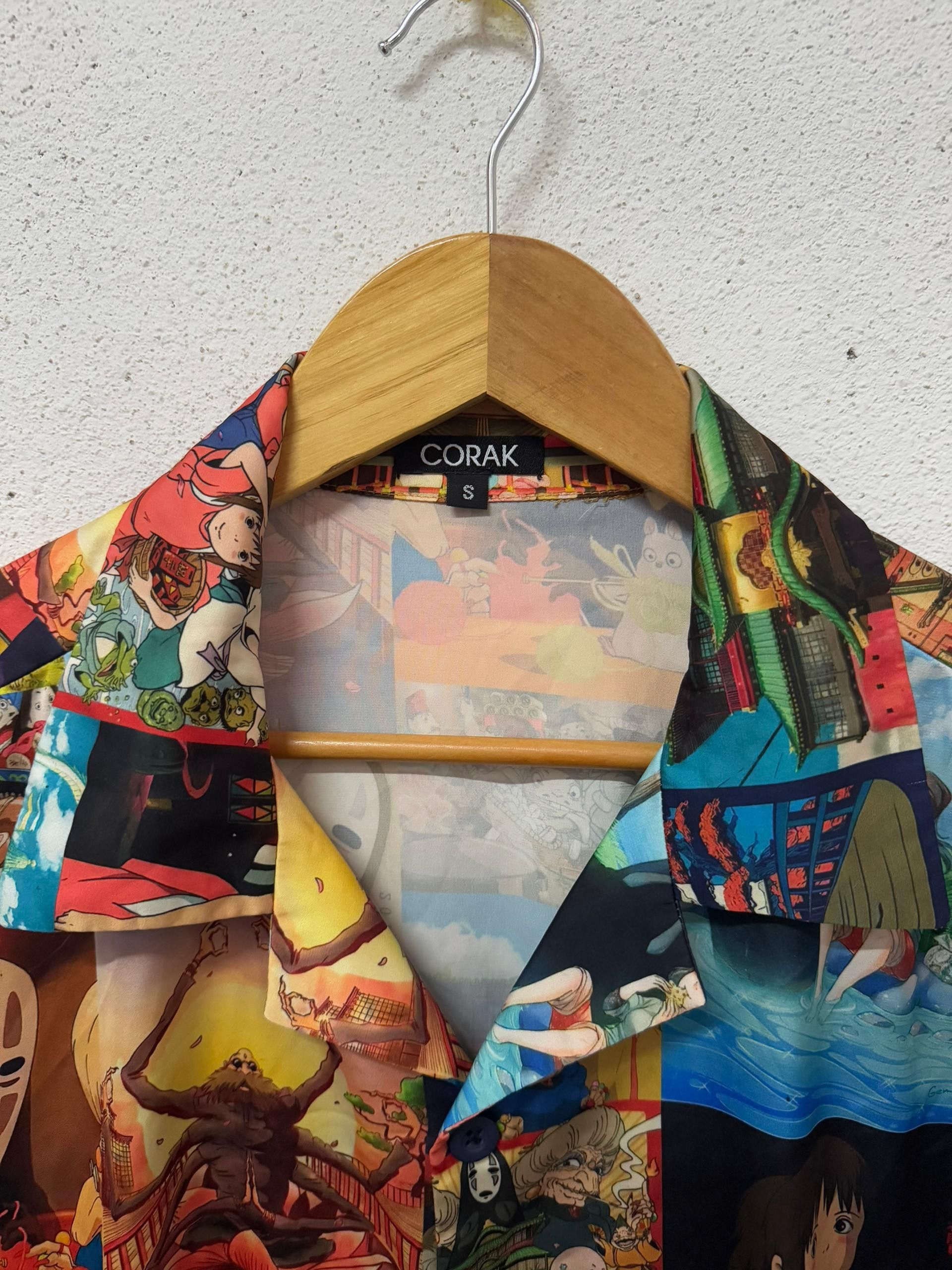 If Six Was Nine × Japanese Brand Studio ghibli spirit away full print satin button ups Size US L / EU 52-54 / 3 - 6 Thumbnail
