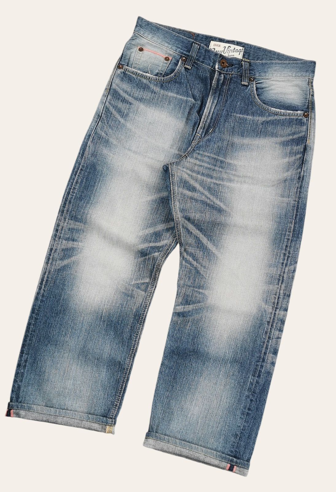 Edwin Vintage New Edwin 505v Selvedge Baggy Jeans Size US 35 - 2 Thumbnail