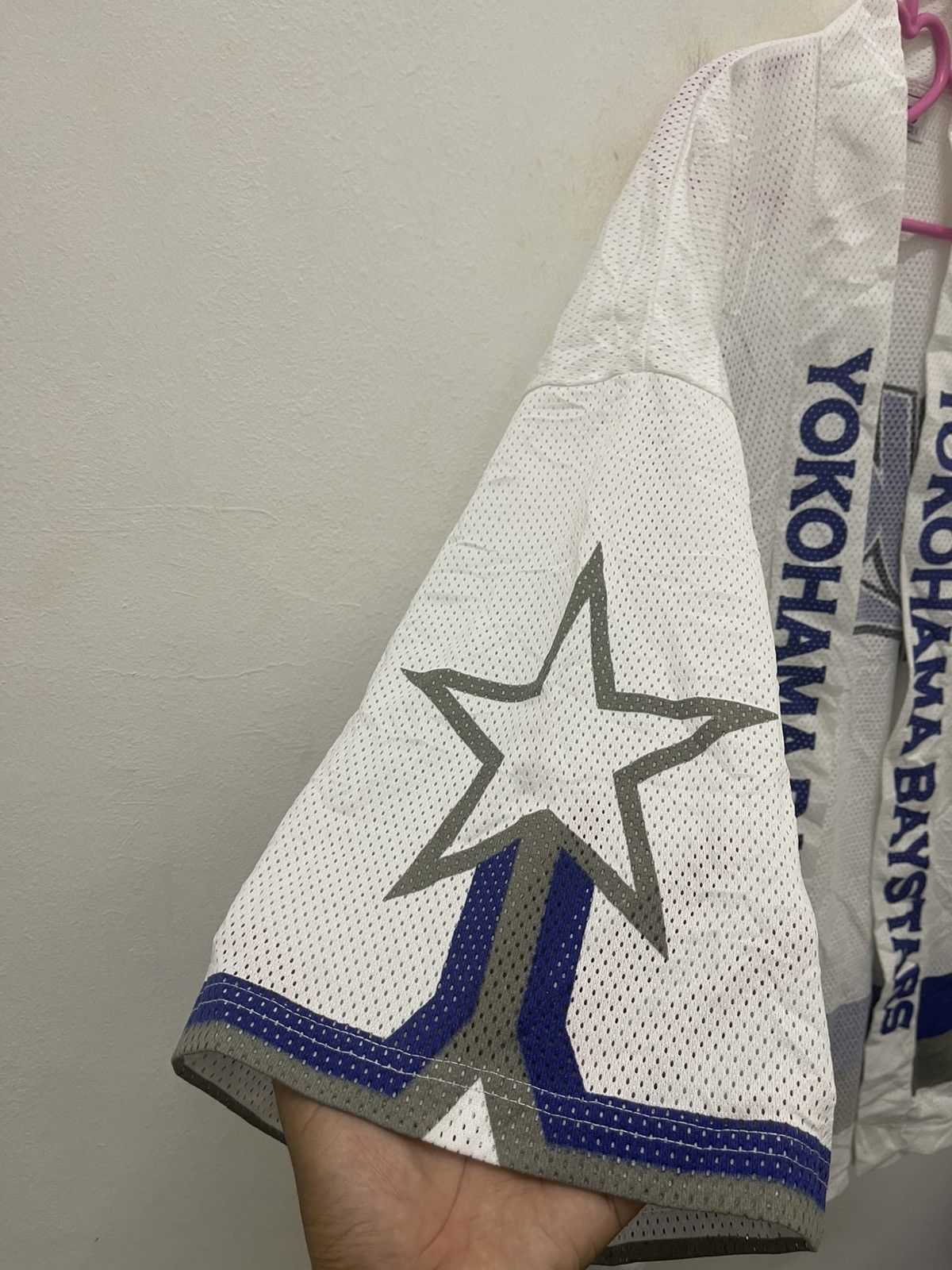 Japanese Brand Rare Vintage YOKOHAMA BAYSTARS Spell Out Big Logo Kimono Size US XL / EU 56 / 4 - 5 Thumbnail