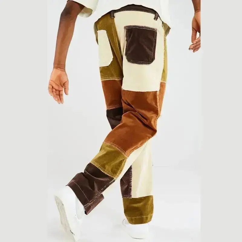 Japanese Brand Patchwork streetwear vintage hole jeans pants y2k Size US 32 / EU 48 - 3 Thumbnail