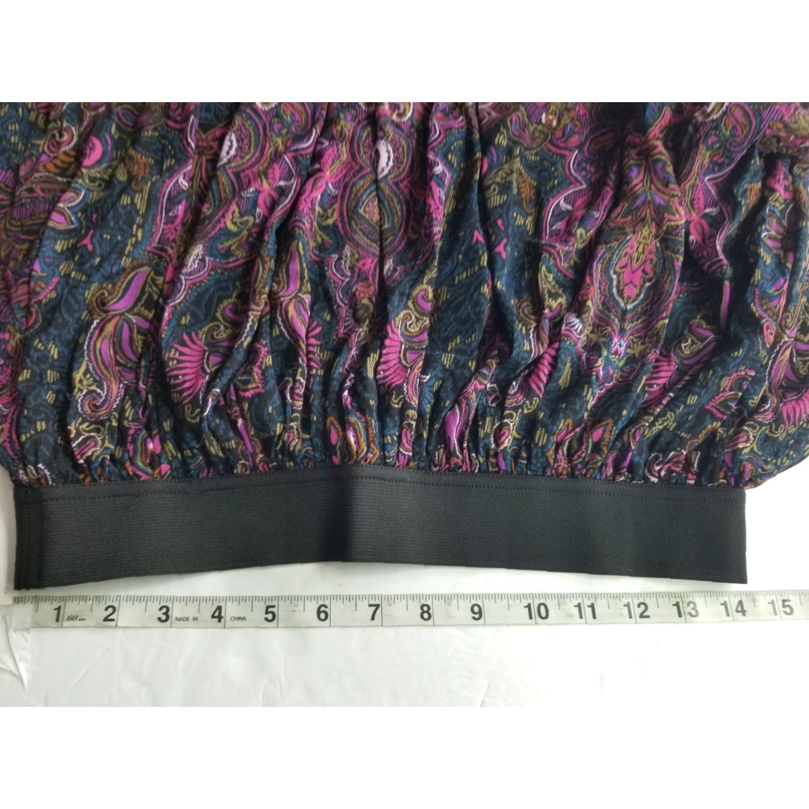 Express NWT Express Womens Floral Pleated Short Mini Skirt Size Medium Multi-Color Polyester Size 32" / US 10 / IT 46 - 3 Thumbnail