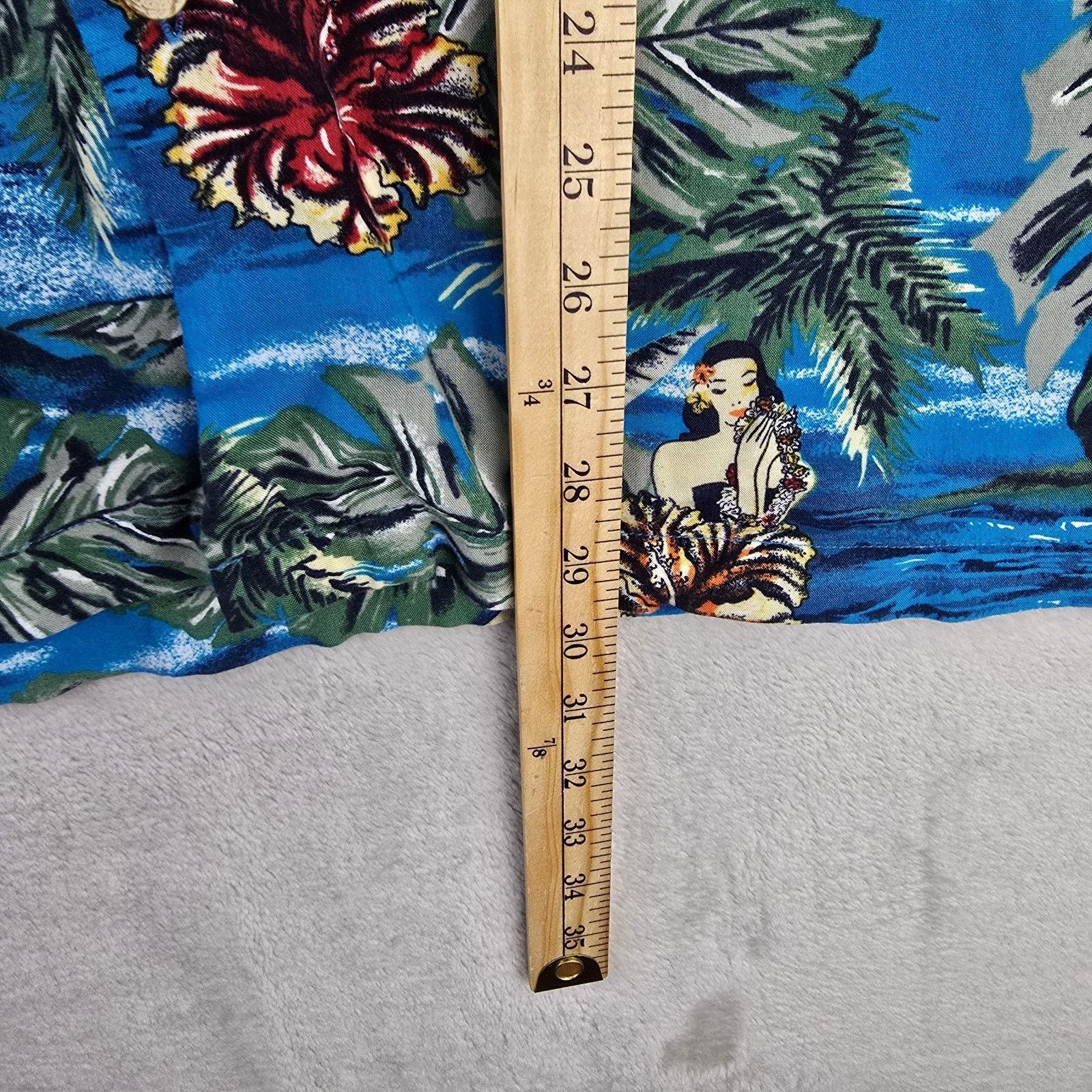 Cherokee Vintage Cherokee Waikiki Hawaiian Shirt XL Hula Girls Floral Size US XL / EU 56 / 4 - 7 Thumbnail