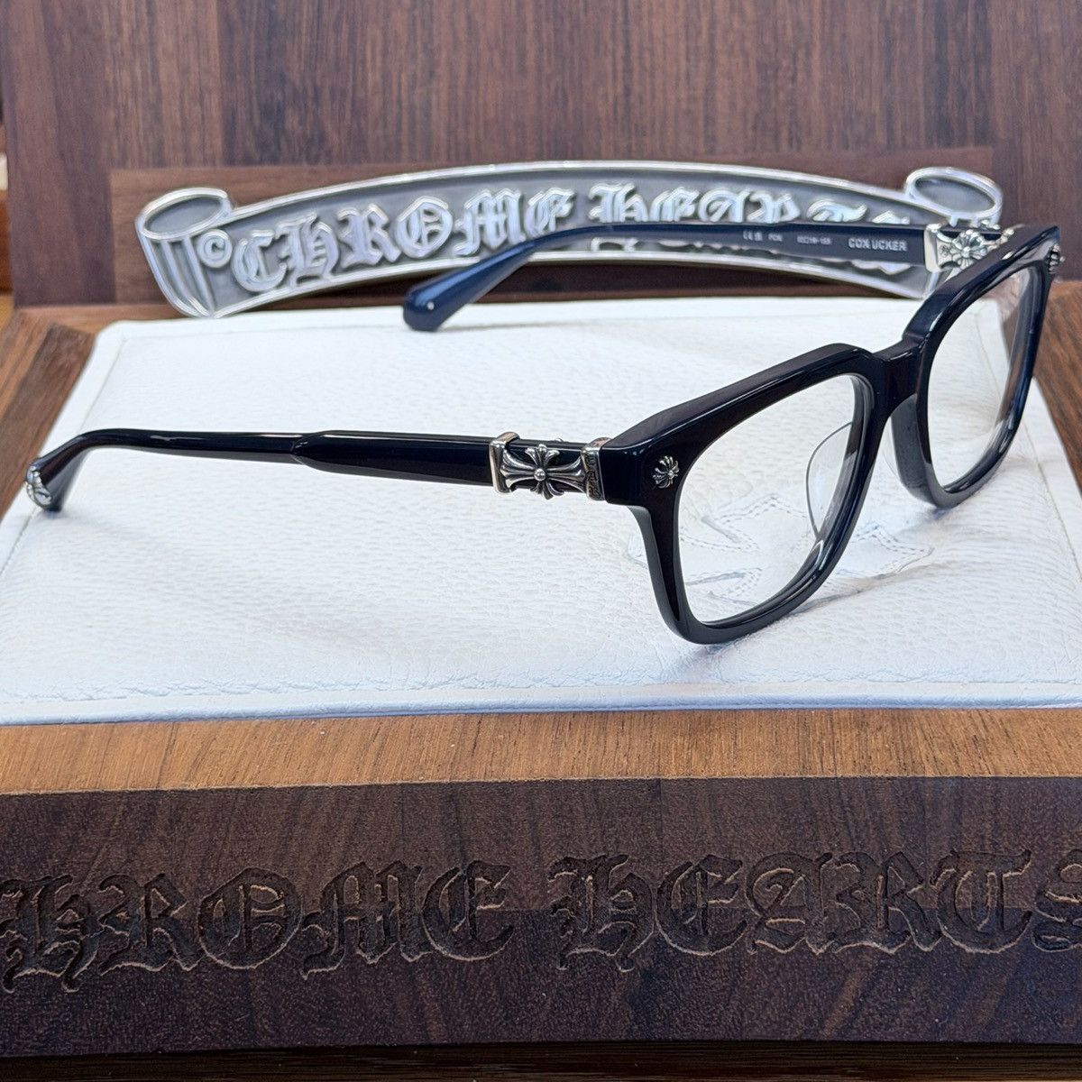 Chrome Hearts Chrome Hearts COX UCKER Glasses Size ONE SIZE - 5 Thumbnail