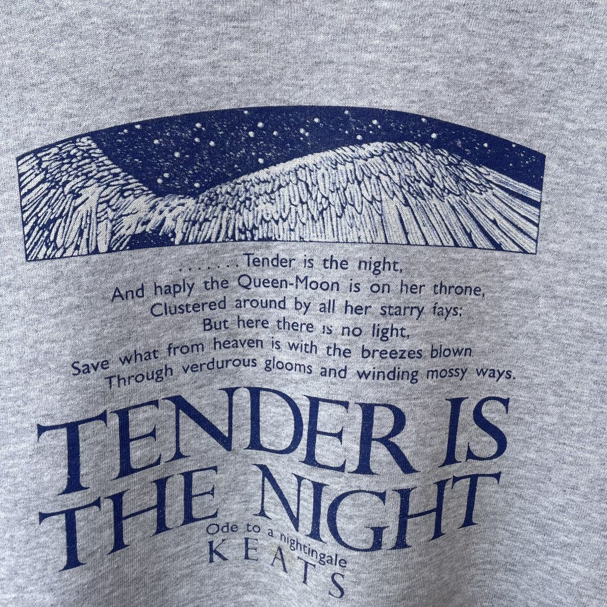 Vintage 🔥Vintage 80s Tender Is The Night Novel Quotes Sweatshirts Size US M / EU 48-50 / 2 - 6 Thumbnail