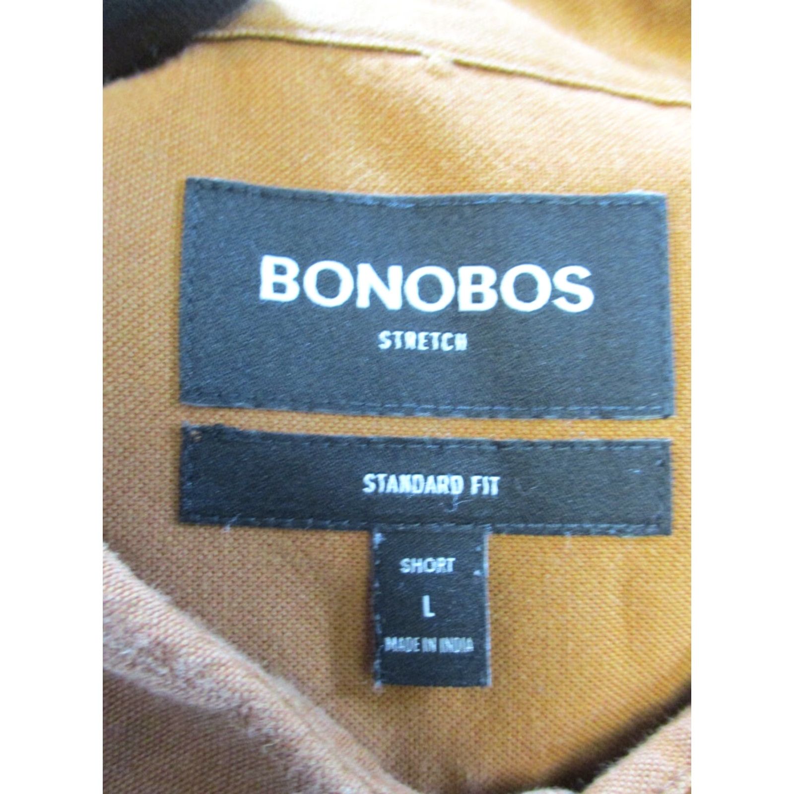 Joe Browns Bonobos Shirt Mens Large Brown Button Up Cotton Size US L / EU 52-54 / 3 - 3 Thumbnail
