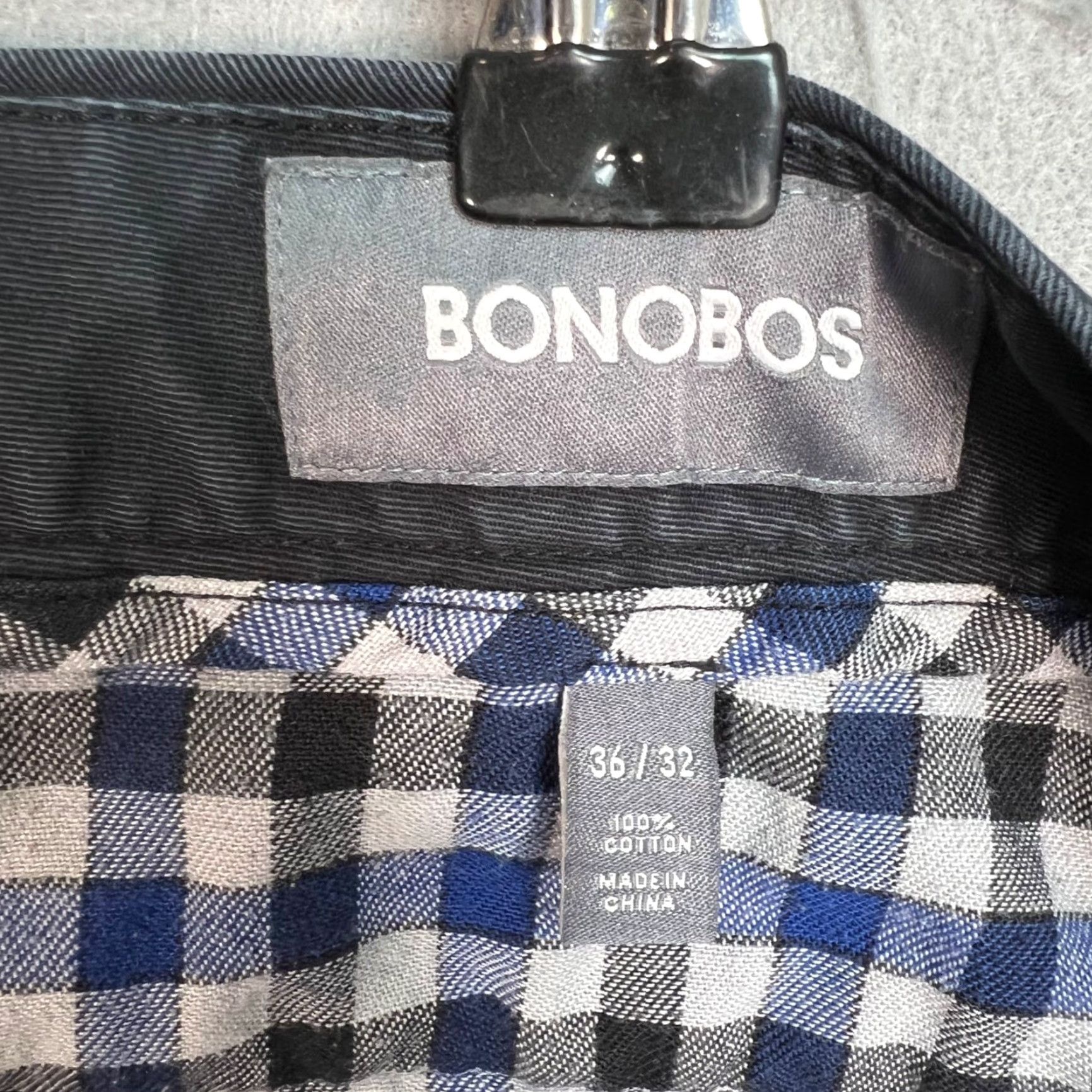 Bonobos Bonobos Mens Pants 36 x 32 Slim Straight Chino 100% Cotton Black Size US 36 / EU 52 - 3 Thumbnail