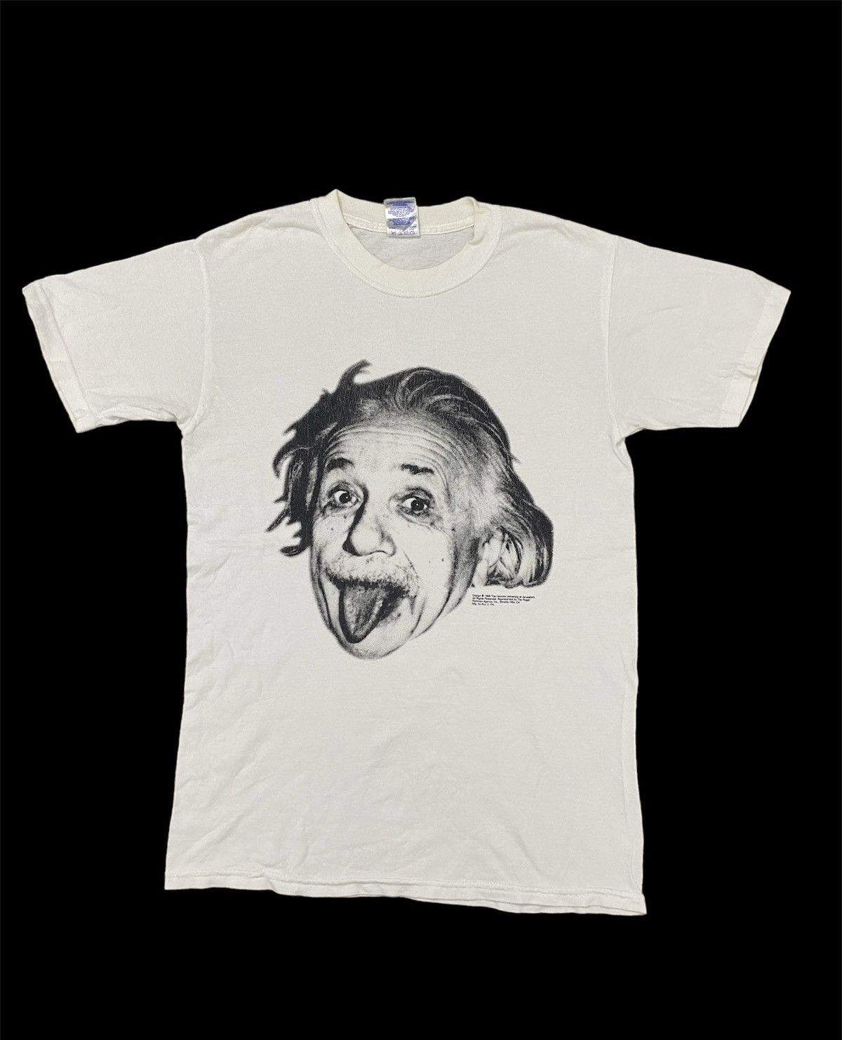 image of Archived Prototypes x Vintage Albert Einstein Represented By The Roger Richman in White (Size Small