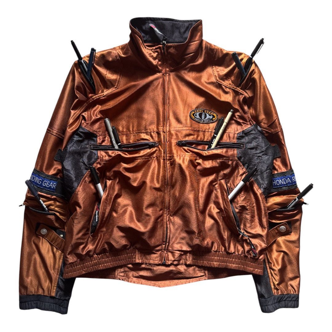 Vintage Vintage Honda “Cool” Riding Technical Gear Jacket Size US L / EU 52-54 / 3 - 2 Thumbnail