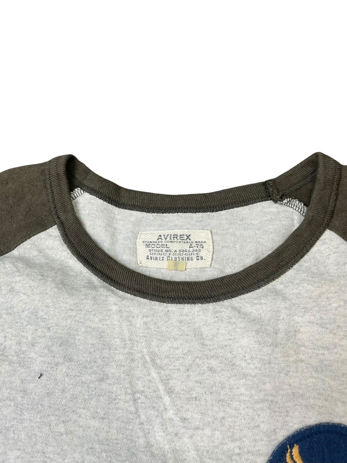 Avirex Vintage Avirex Army Air Force Long Sleeve Tshirt Size US XL / EU 56 / 4 - 3 Thumbnail
