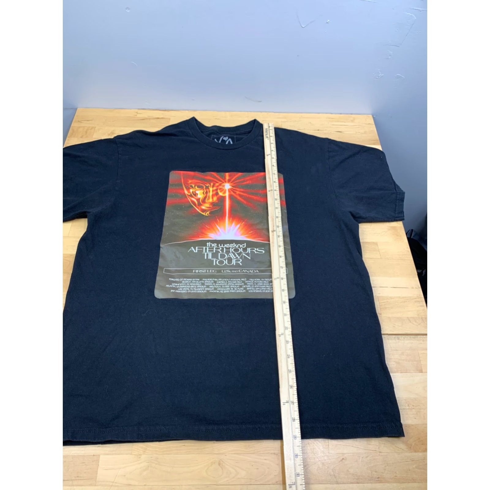 Vintage The Weeknd After Hours Til Dawn Tour Shirt Mens XL Black Concert Merch 12087 Size US XL / EU 56 / 4 - 4 Thumbnail