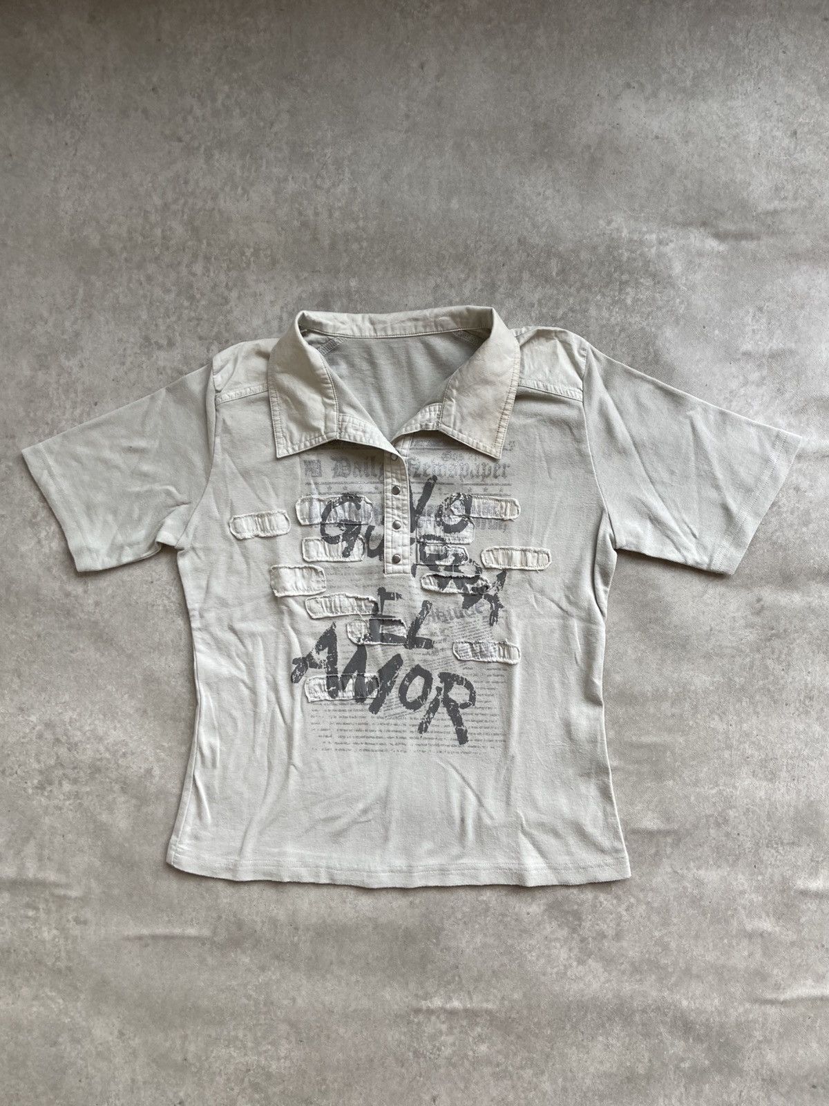 If Six Was Nine × Japanese Brand × Le Grande Bleu (L.G.B.) Apaiser Poems Polo Shirt Size US S / EU 44-46 / 1 - 1 Thumbnail