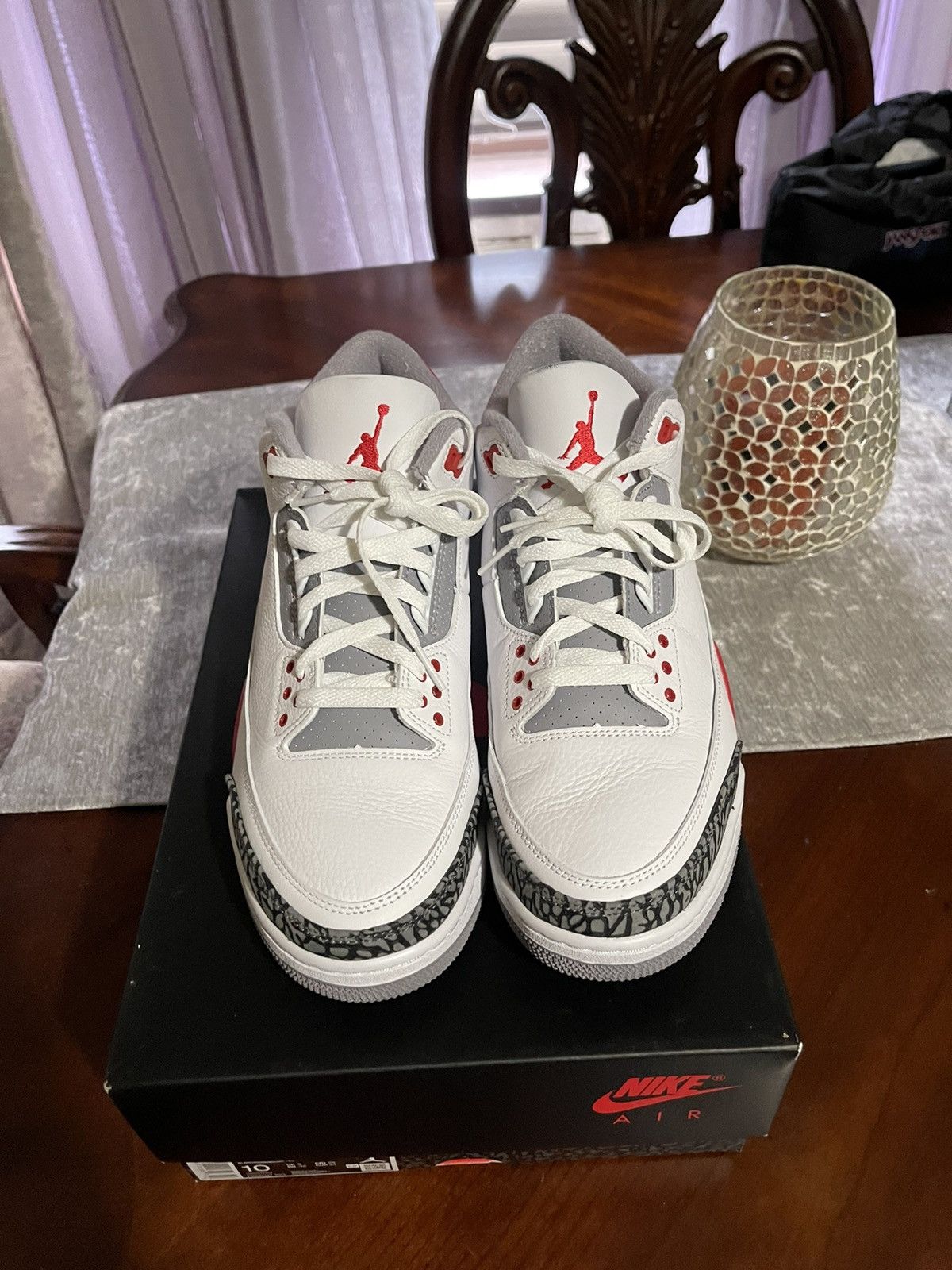 Jordan Brand Air Jordan 3 Fire Red Size US 10 / EU 43 - 1 Thumbnail