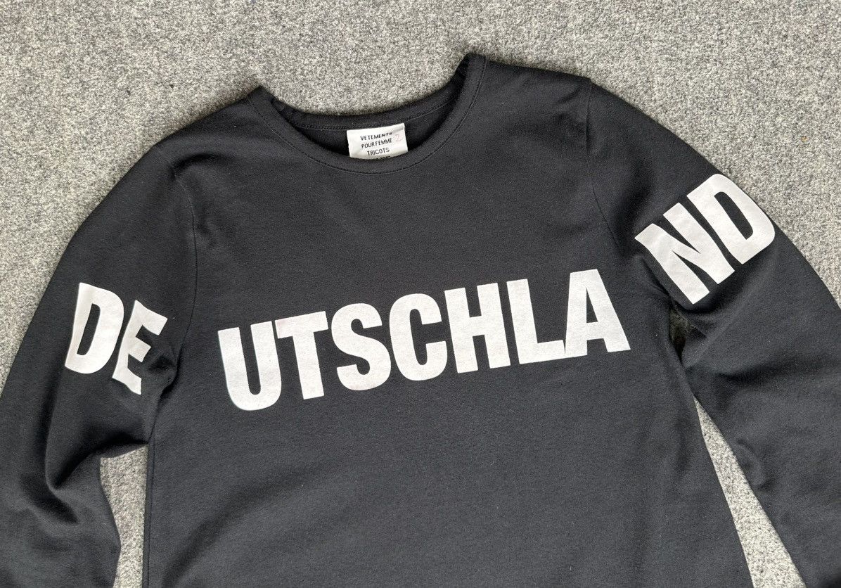 Vetements Vetements - Demna Gvasalia Rare S/S18 “Deutschland” - Black Size XS / US 0-2 / IT 36-38 - 5 Thumbnail