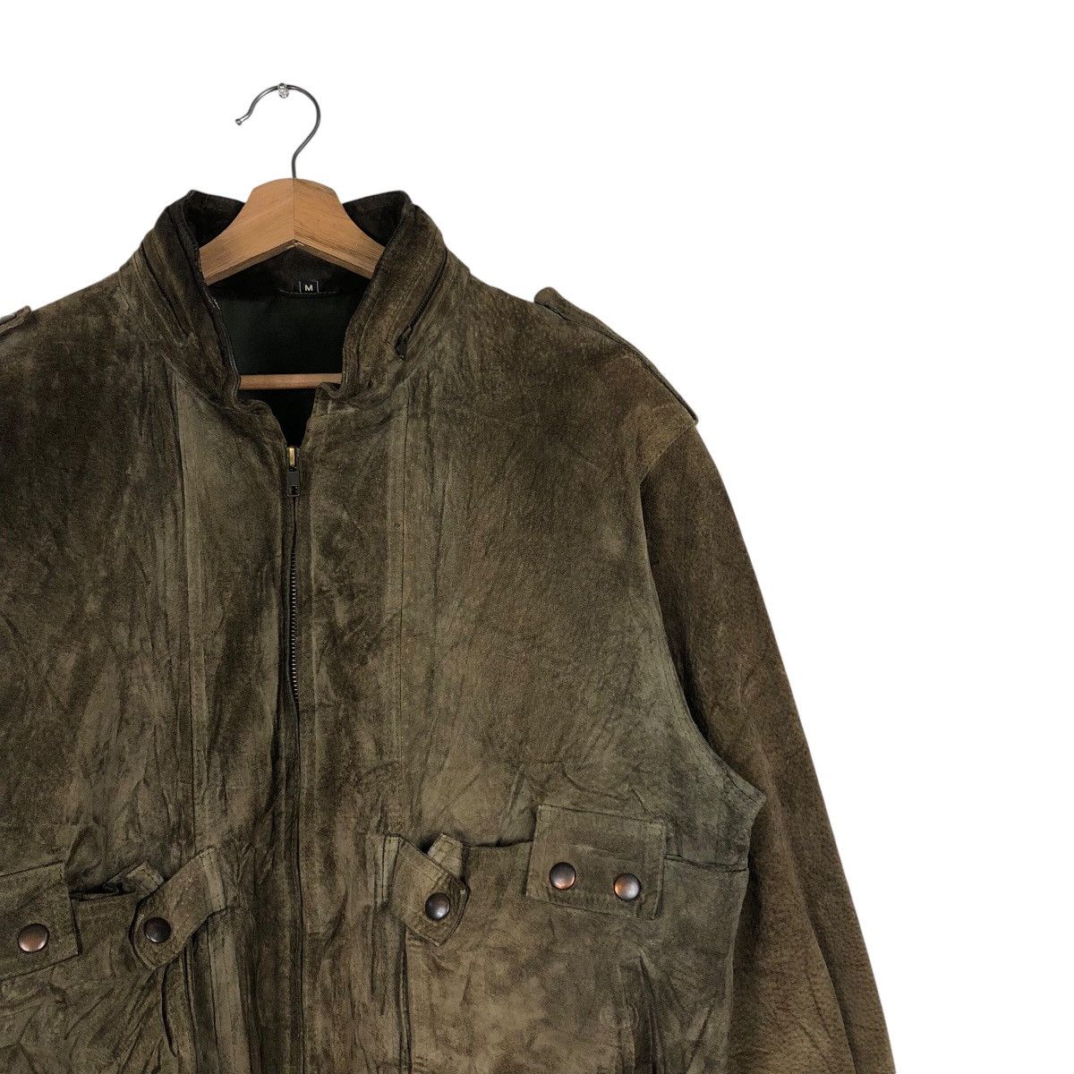 Japanese Brand 📌Vintage Biker Leather Jacket Captious Person Issey Miyake Size US M / EU 48-50 / 2 - 7 Thumbnail
