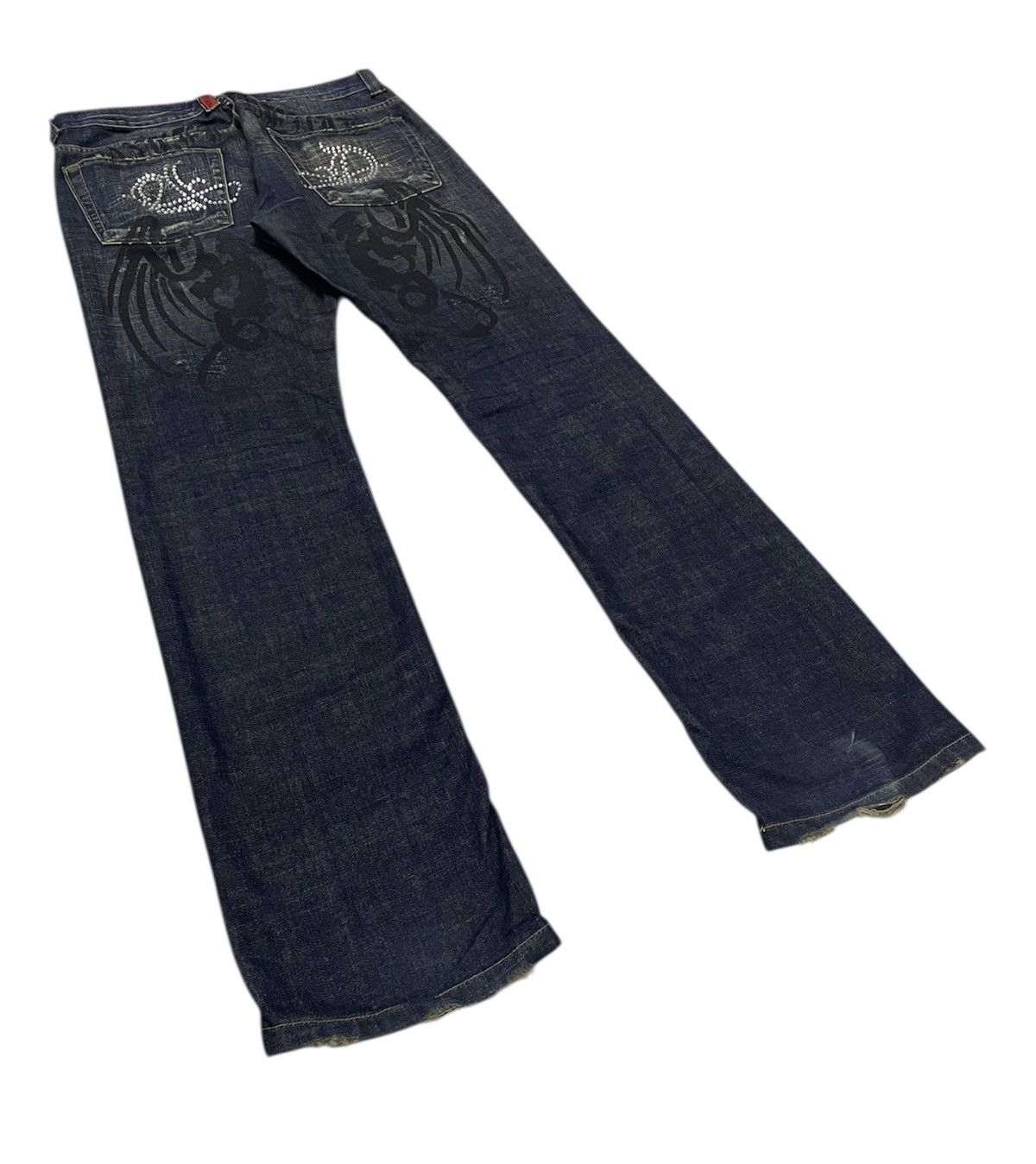 If Six Was Nine AngelDevil Jeans Y2k Size US 34 / EU 50 - 3 Thumbnail