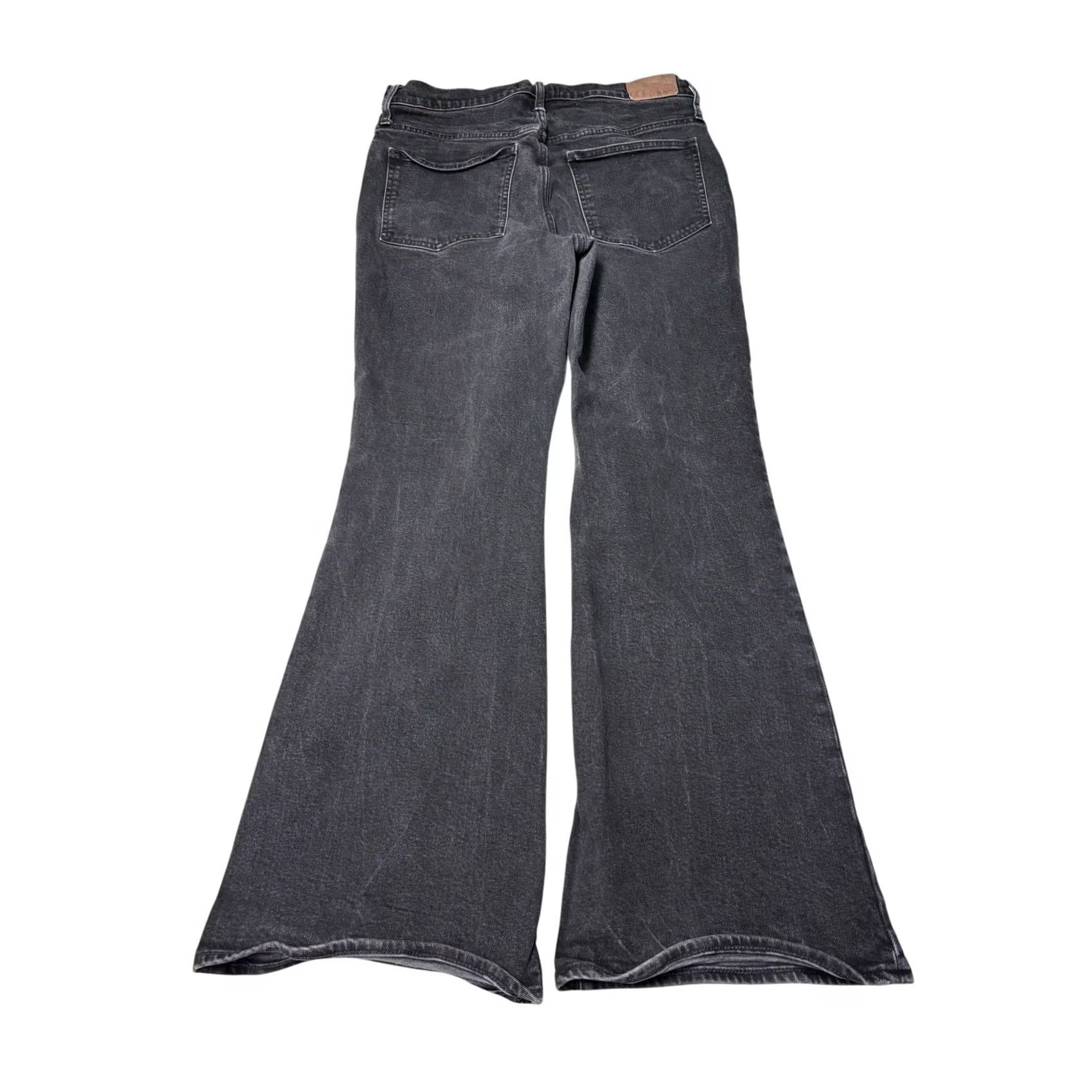 Madewell VINTAGE Madwell Flared Womens 30 Black The Perfect Flare Jean Faded Stretch Denim 30X30 Size 30" / US 8 / IT 44 - 6 Thumbnail