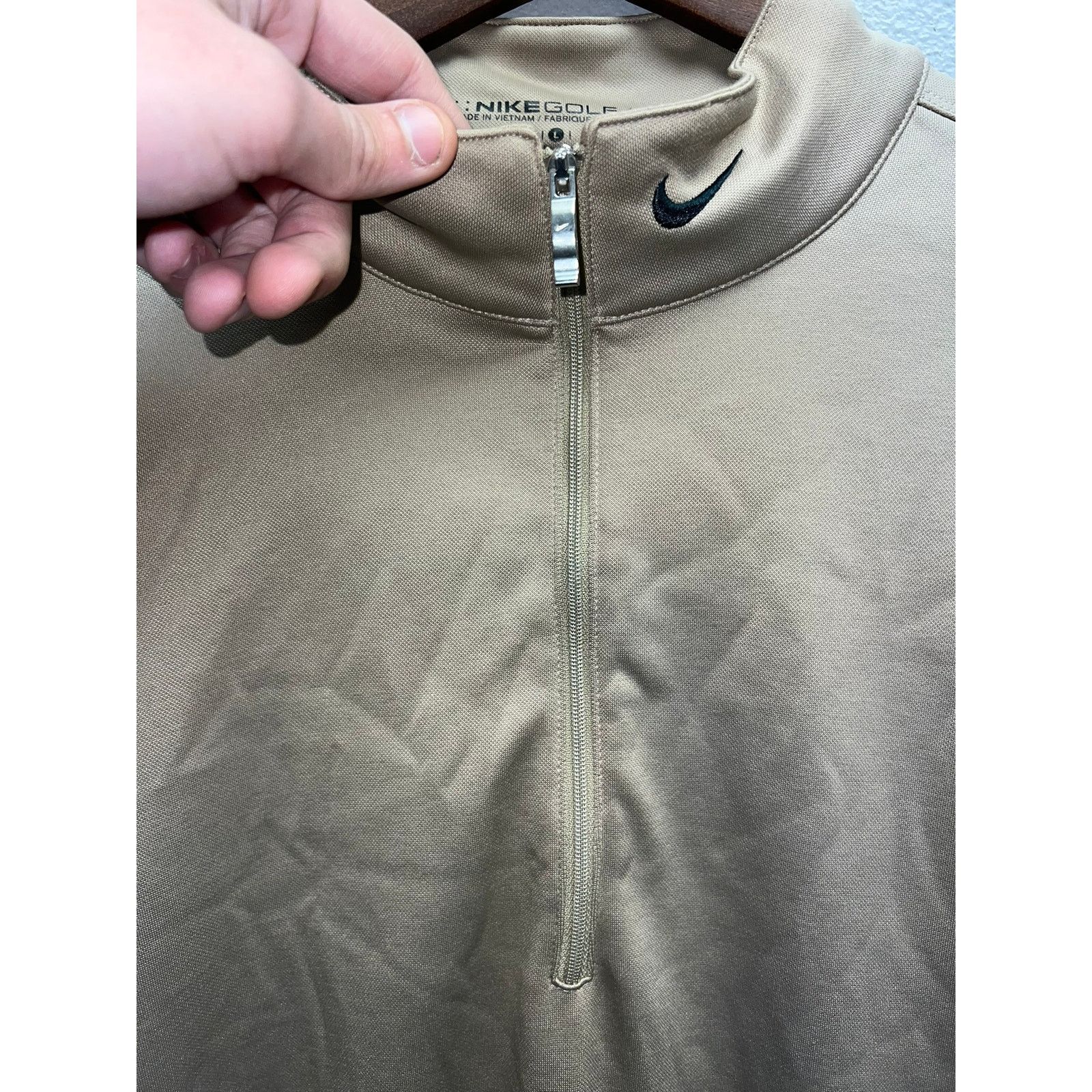 Nike Nike Golf 1/4 Zip Jacket Golfing Gold Therma-Fit Active L Size US L / EU 52-54 / 3 - 5 Thumbnail