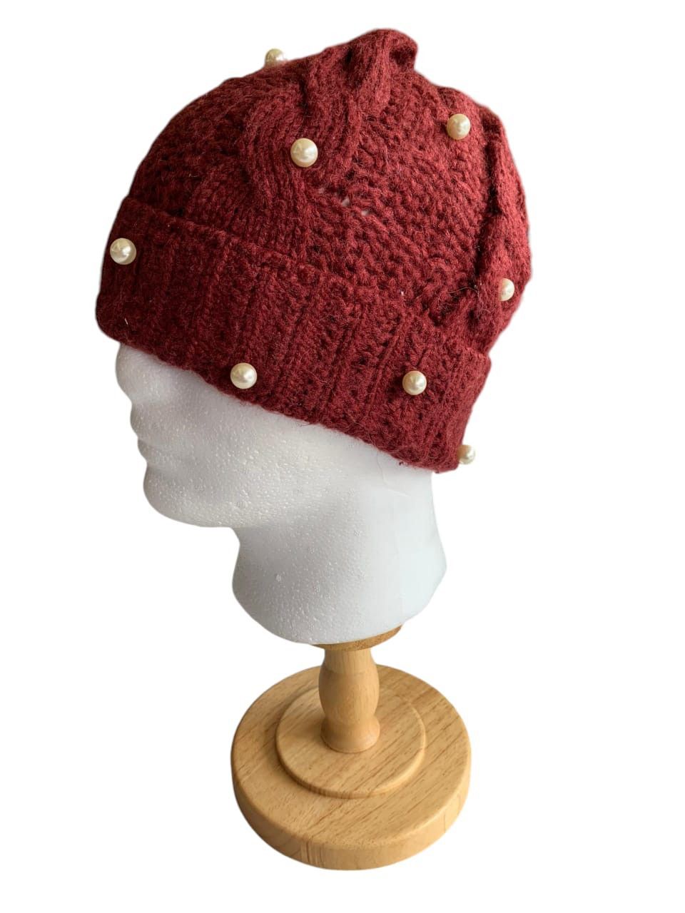 Japanese Brand × Kapital × Vintage Punk Bondage Style Knitted Beanie Hat☠️☠️ Size ONE SIZE - 2 Thumbnail