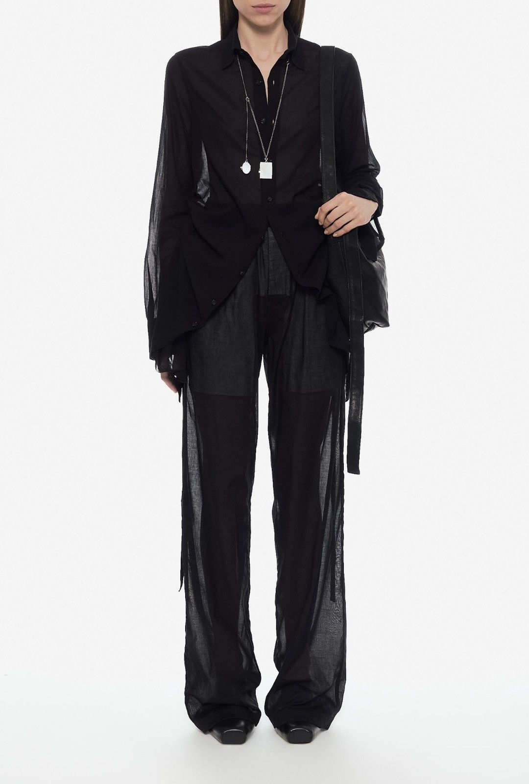 Ann Demeulemeester Last Ann Demeulemeester Cotton Long Shirt Size S / US 4 / IT 40 - 4 Thumbnail