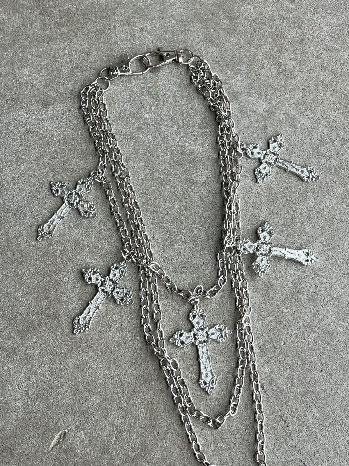 Other Avant Garde Chrome Cross Chain (unisex) Size ONE SIZE - 2 Thumbnail
