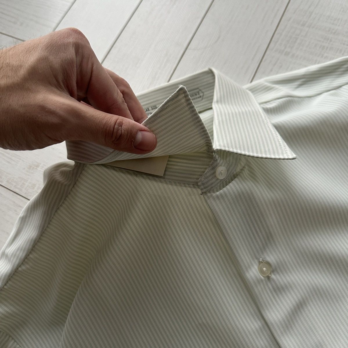 Vintage Vintage 60s very rare Rhodes & Rosslyn Bri Nylon shirt UK Size US XXL / EU 58 / 5 - 8 Thumbnail