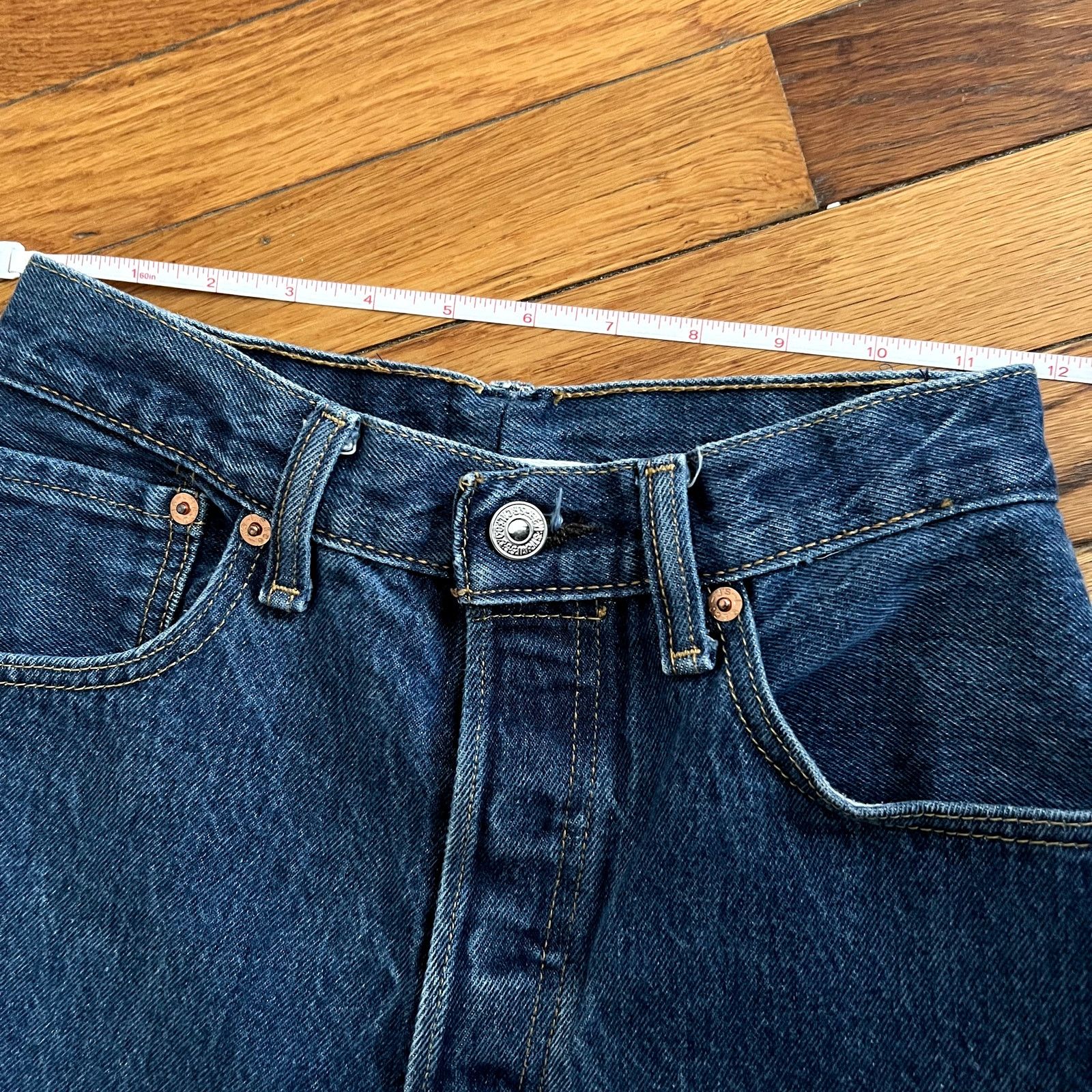 Levi's Samaria Leah blue jeans Levi's size 24 0 Size 25" / US 0 / IT 36 - 7 Thumbnail