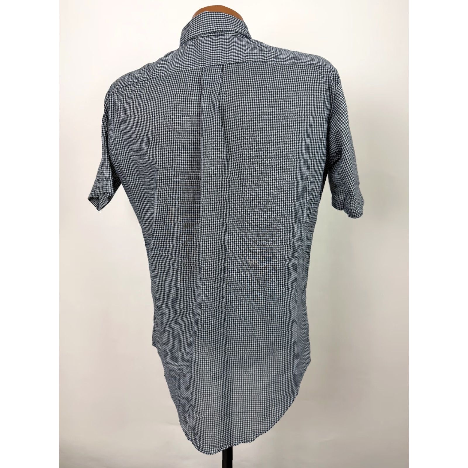 Vintage VINTAGE Campus Shirt Men M Navy 80s Button-Up Short Sleeve Lightweight Cotton Polyester Size US M / EU 48-50 / 2 - 7 Thumbnail