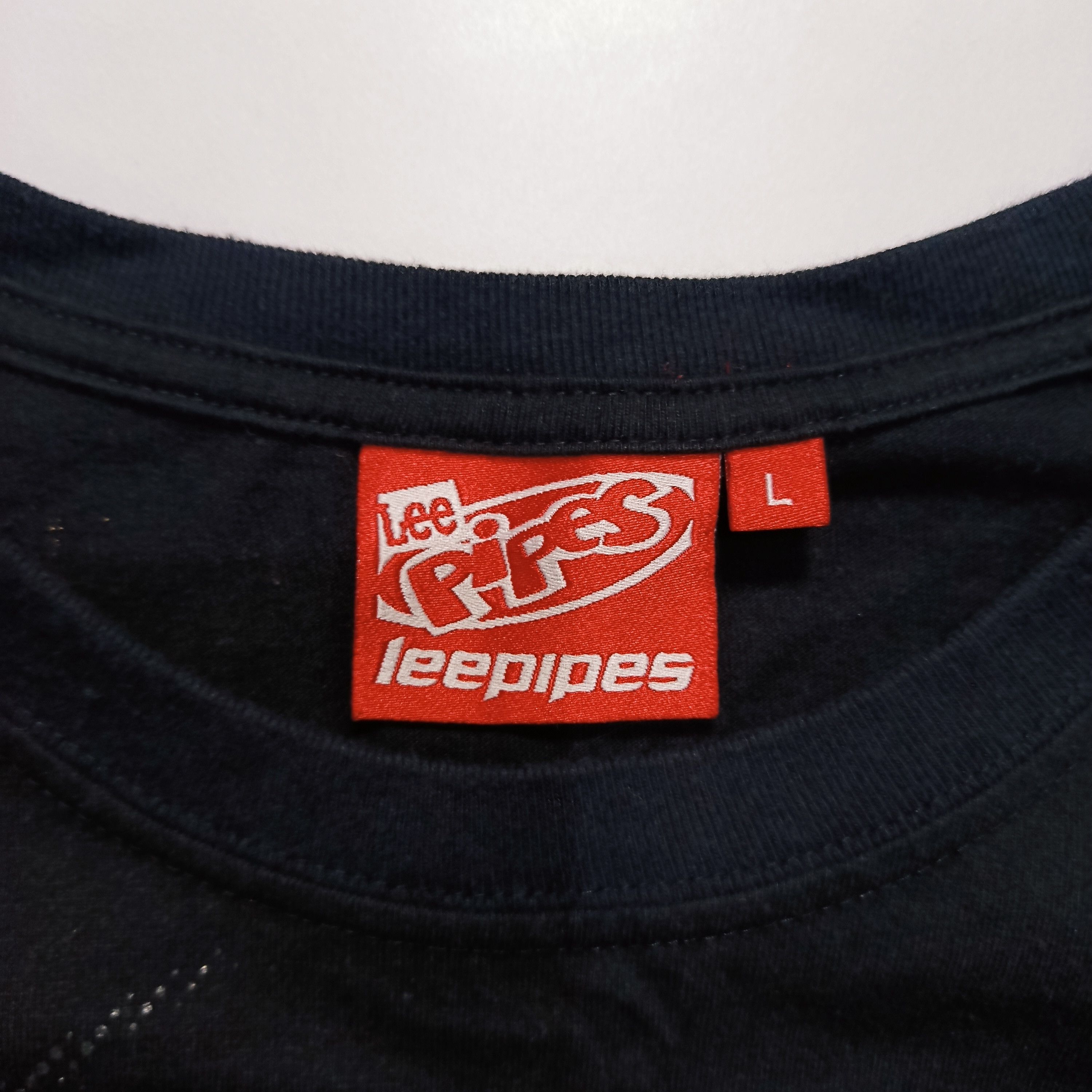 Lee Vintage Lee Pipes Spray Logo Long Sleeve Tee Size US L / EU 52-54 / 3 - 5 Thumbnail