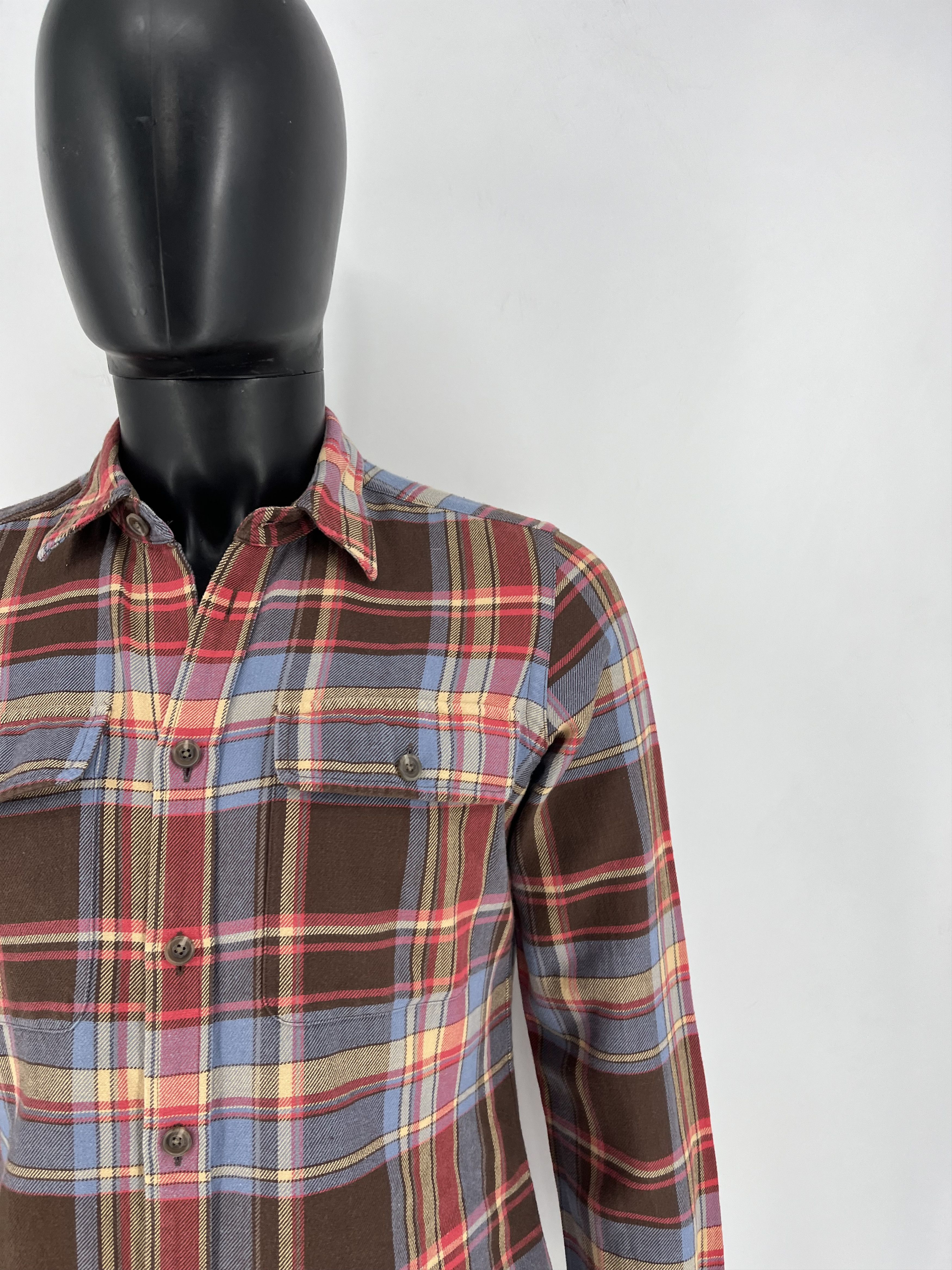 Flannel Vintage Flannel Polo Raplh Lauren Plaid Shirt Travis style Size US S / EU 44-46 / 1 - 8 Thumbnail