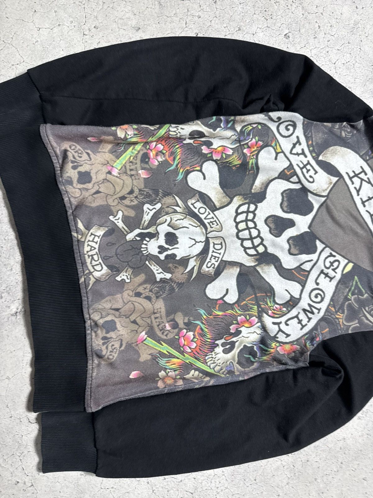 Ed Hardy Ed Hardy Women’s Full Zip Hoodie Skulls Love Kills Vintage Size M / US 6-8 / IT 42-44 - 12 Thumbnail