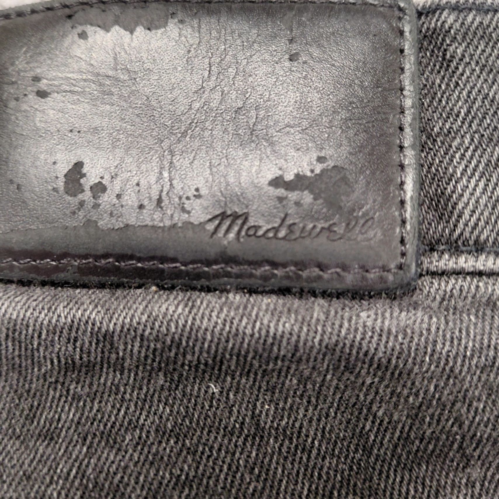 Madewell Madewell Jeans Women’s 28P Black Denim Classic Straight 5 Pocket Stretch Slim Fit Pocket Zipper Button Casual Workwear City 90s Mens Womens Girls? Size 28" / US 6 / IT 42 - 4 Thumbnail