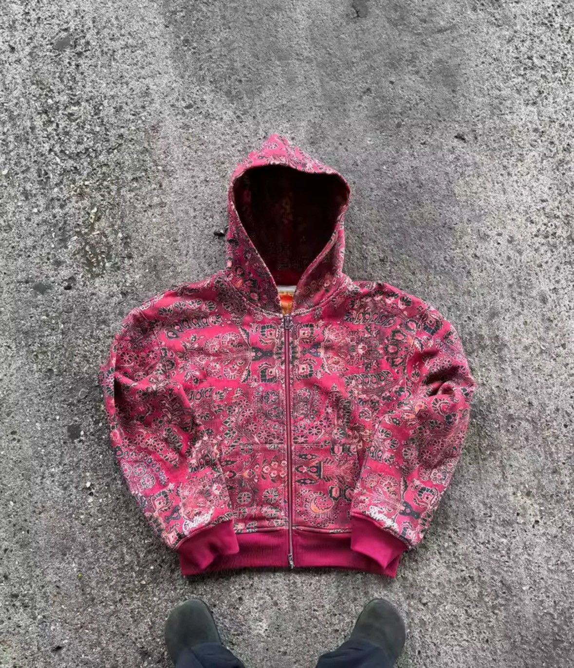 Other Red paisley hoodie Size US L / EU 52-54 / 3 - 1 Thumbnail