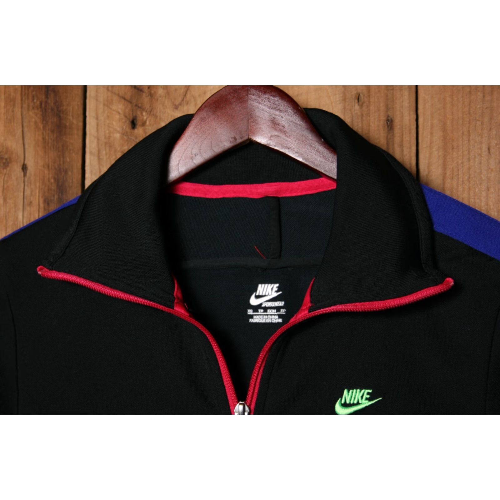 Nike Nike Sportswear National '98 Track Jacket Women XS Black Purple Pink Neon Size XS / US 0-2 / IT 36-38 - 2 Thumbnail