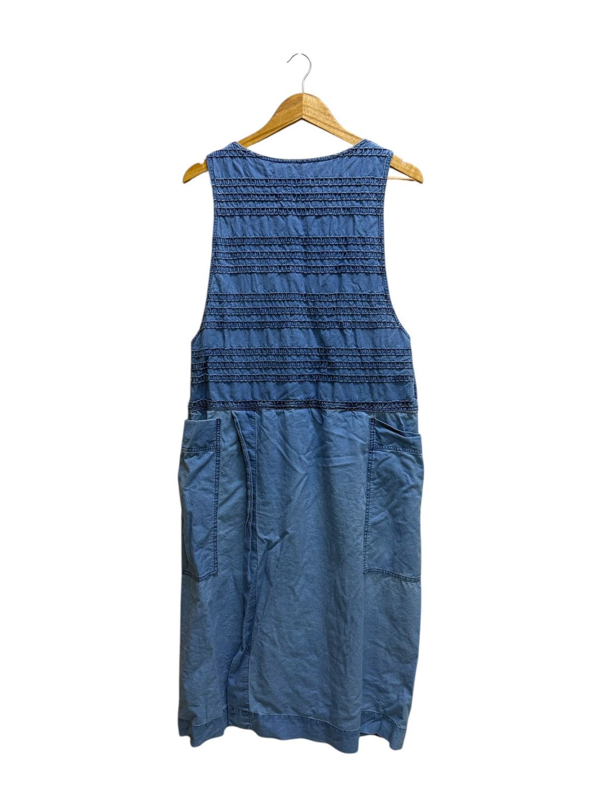 Hai Sporting Gear Issey miyake Hai Sporting Gear Denim Sleeveless Long Dress Size S / US 4 / IT 40 - 2 Thumbnail