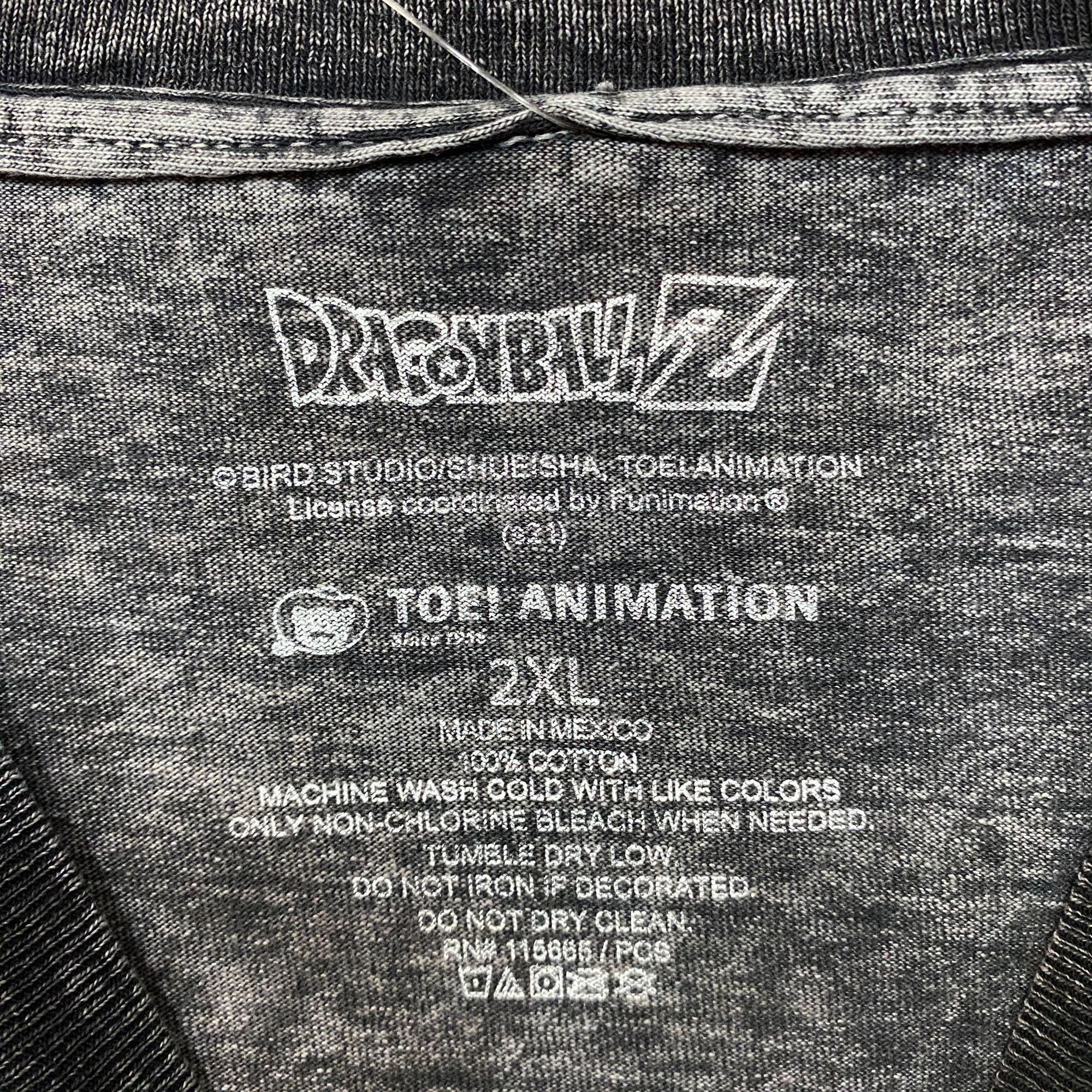 Anime Dragon Ball Z Vegeta T-Shirt Extra Wide 2XL Size US XXL / EU 58 / 5 - 4 Thumbnail
