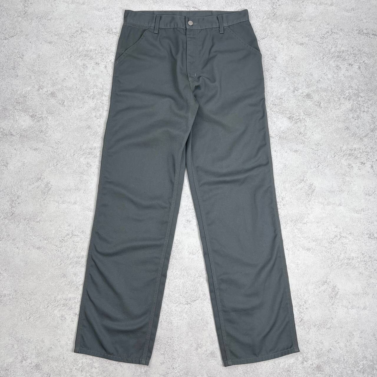 Carhartt Vintage Carhartt Charcoal Grey Carpenter Pants Workwear Size US 34 / EU 50 - 1 Thumbnail
