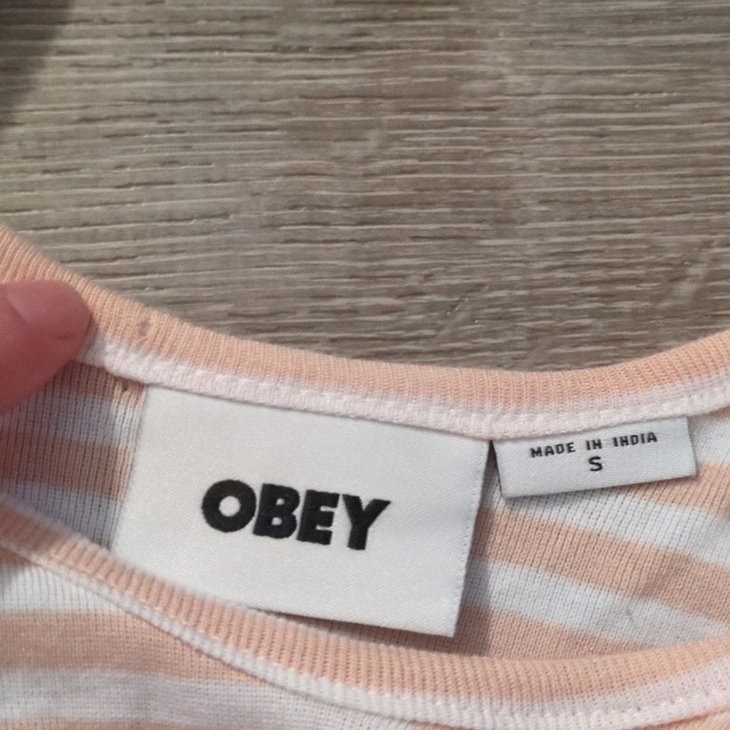 Obey Obey Sunny Stripped Rosa Striped Tank Size Small Size S / US 4 / IT 40 - 3 Thumbnail