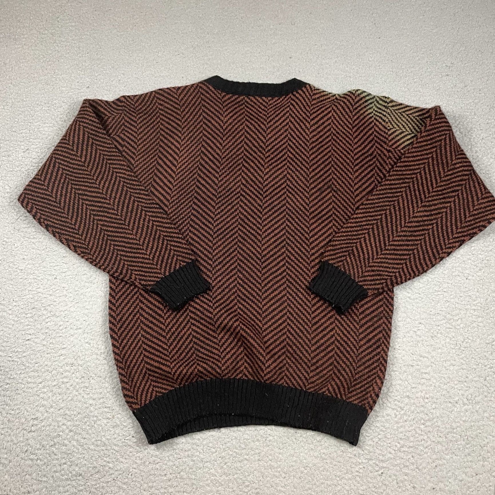 Vintage VINTAGE Atlas Sweater Mens L Red Knit Pullover 80s 90s USA Distressed Casual Size US L / EU 52-54 / 3 - 7 Thumbnail