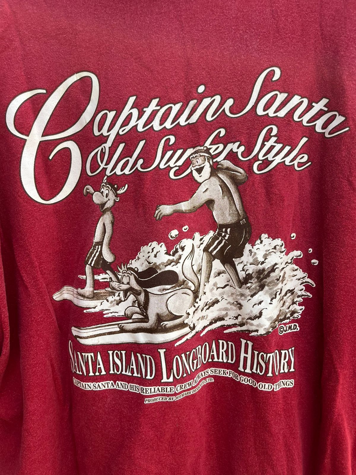 Japanese Brand vtg capt santa shirts joymark design graphic tee tshirt Size US XL / EU 56 / 4 - 4 Thumbnail