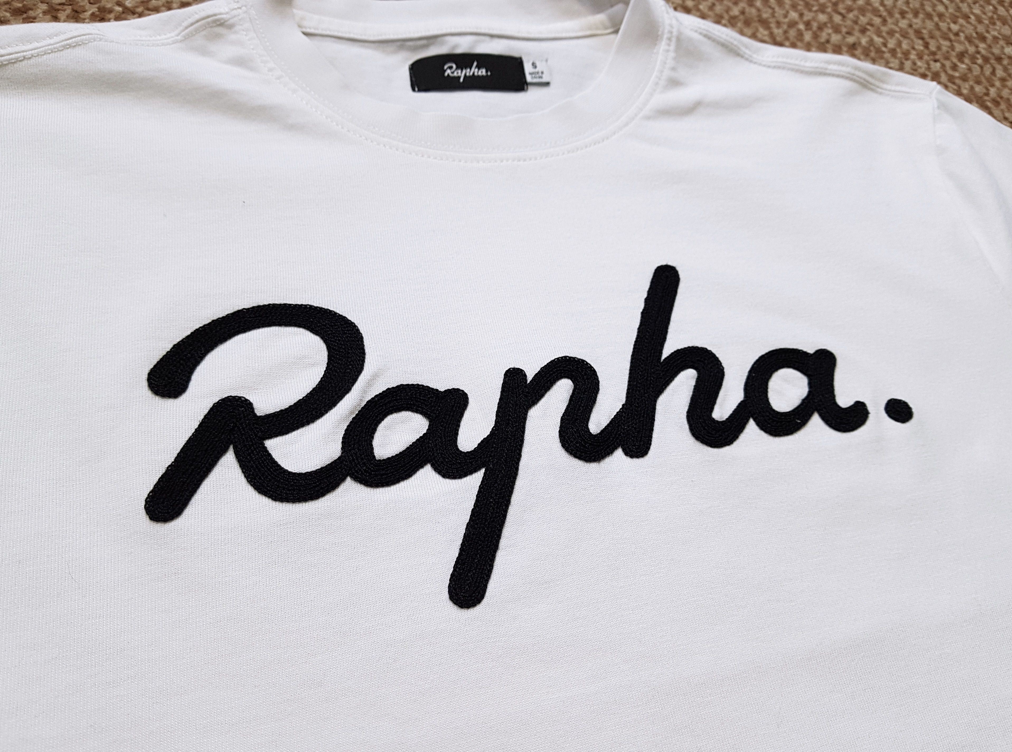 Rapha Rapha Big Logo Spellout Cotton T Shirt sz S Size US S / EU 44-46 / 1 - 3 Thumbnail