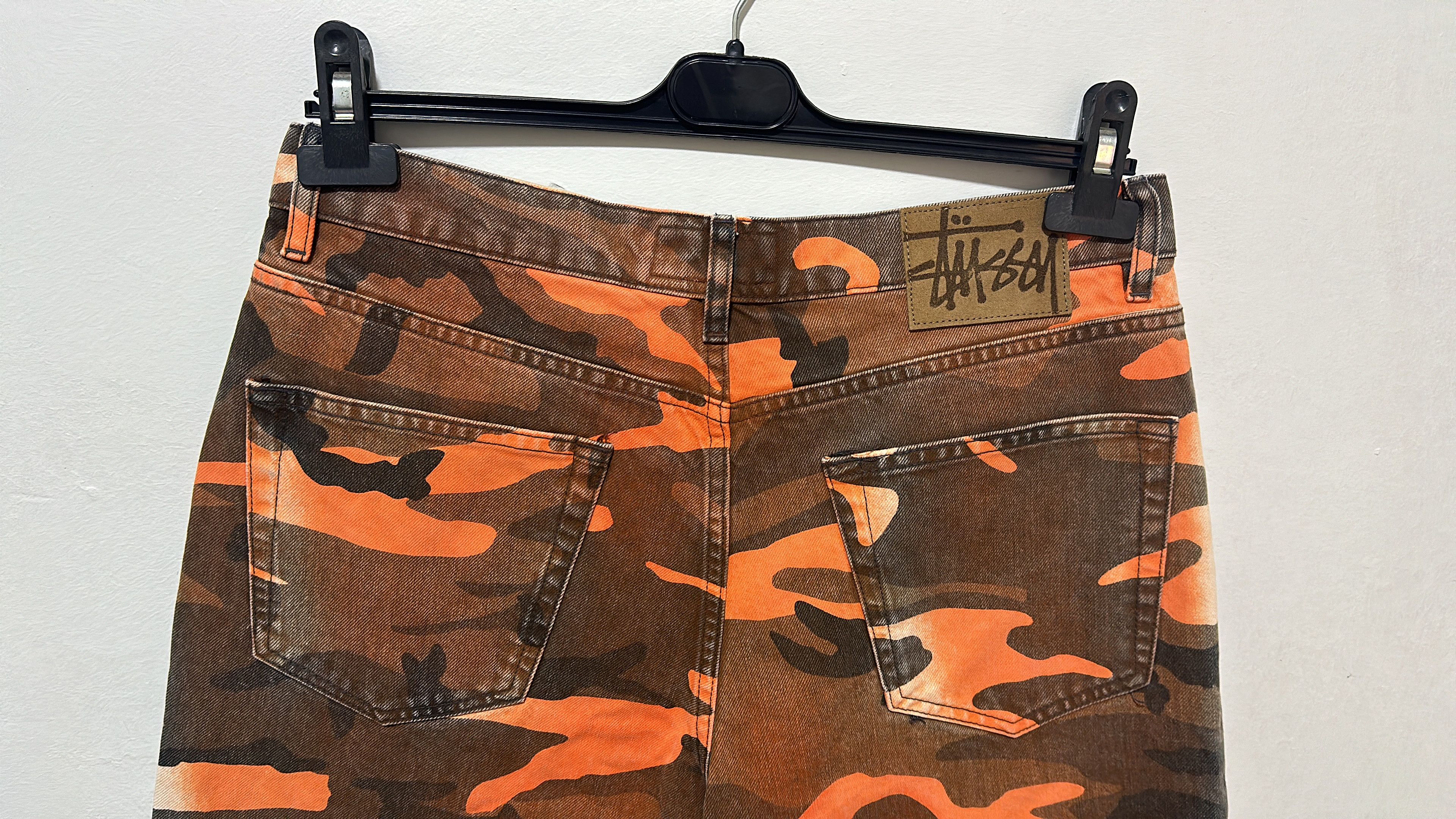 Stussy Stüssy Big Ol Jean Spray Dyed Orange Camo Size 30 Size US 30 / EU 46 - 3 Thumbnail