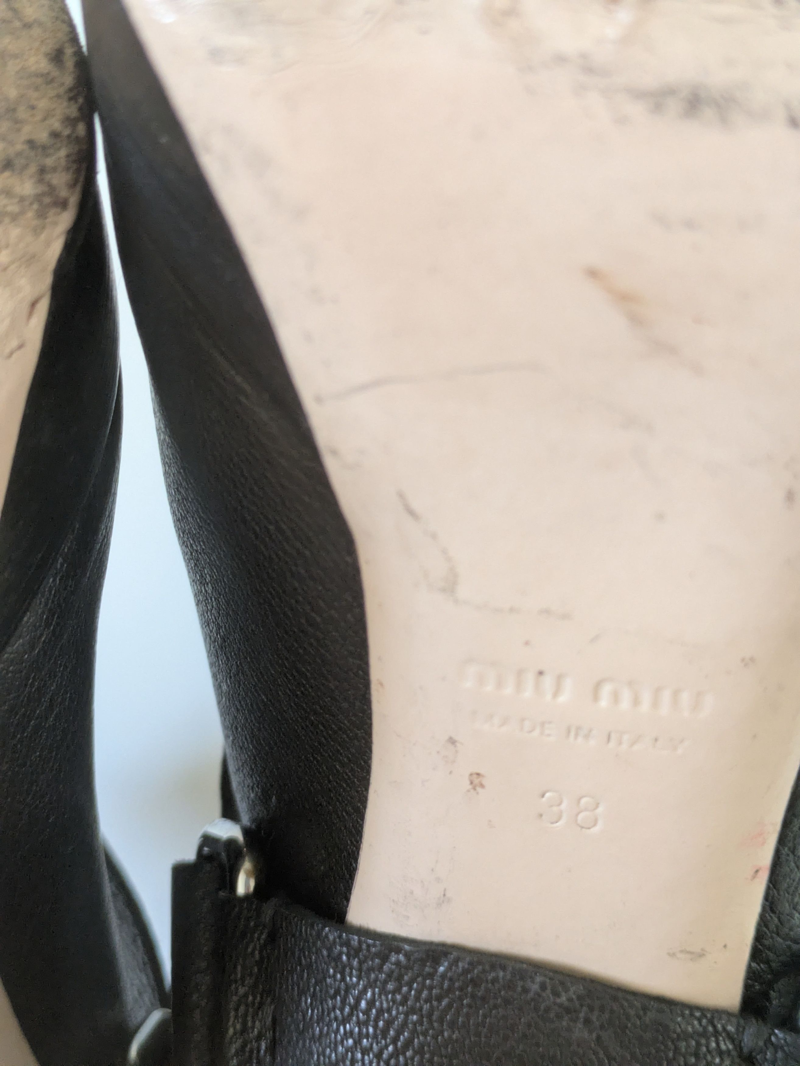 Miu Miu Miu Miu black heeled platform ankle boots Size US 7 / IT 37 - 8 Thumbnail