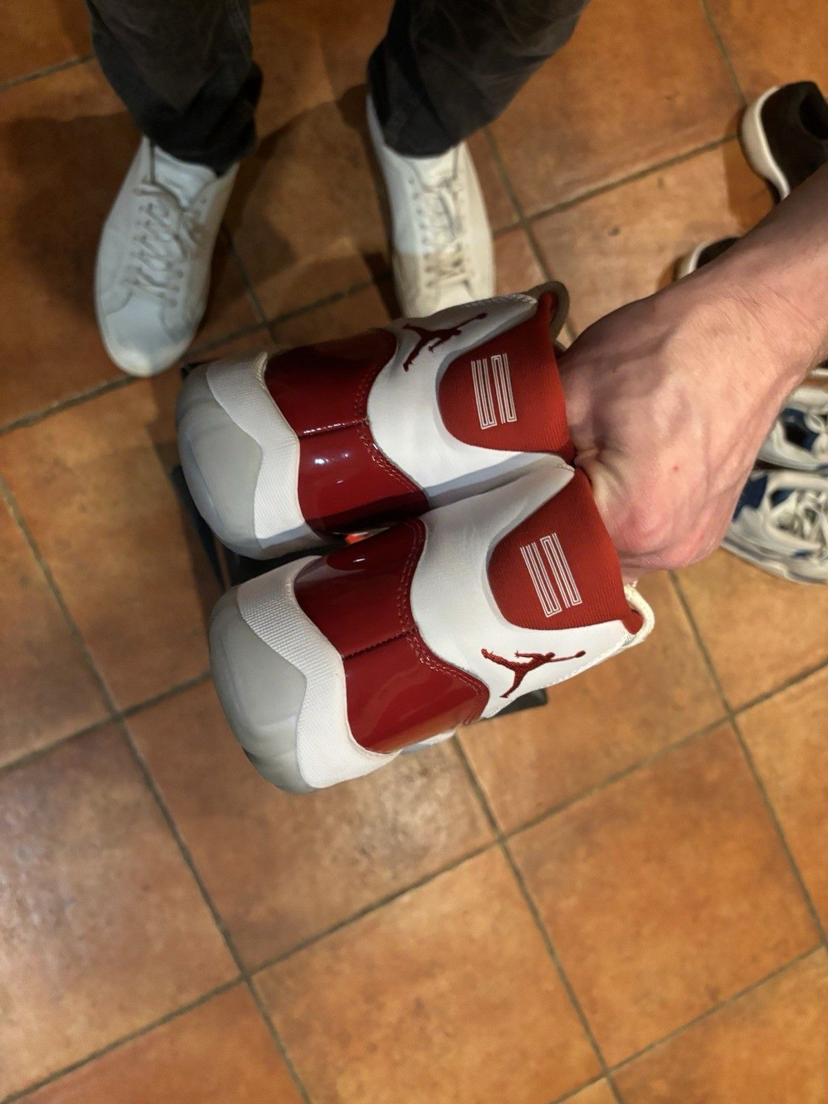 Jordan Brand Air Jordan 11 Retro High Cherry CLEAN Size US 9.5 / EU 42-43 - 4 Thumbnail