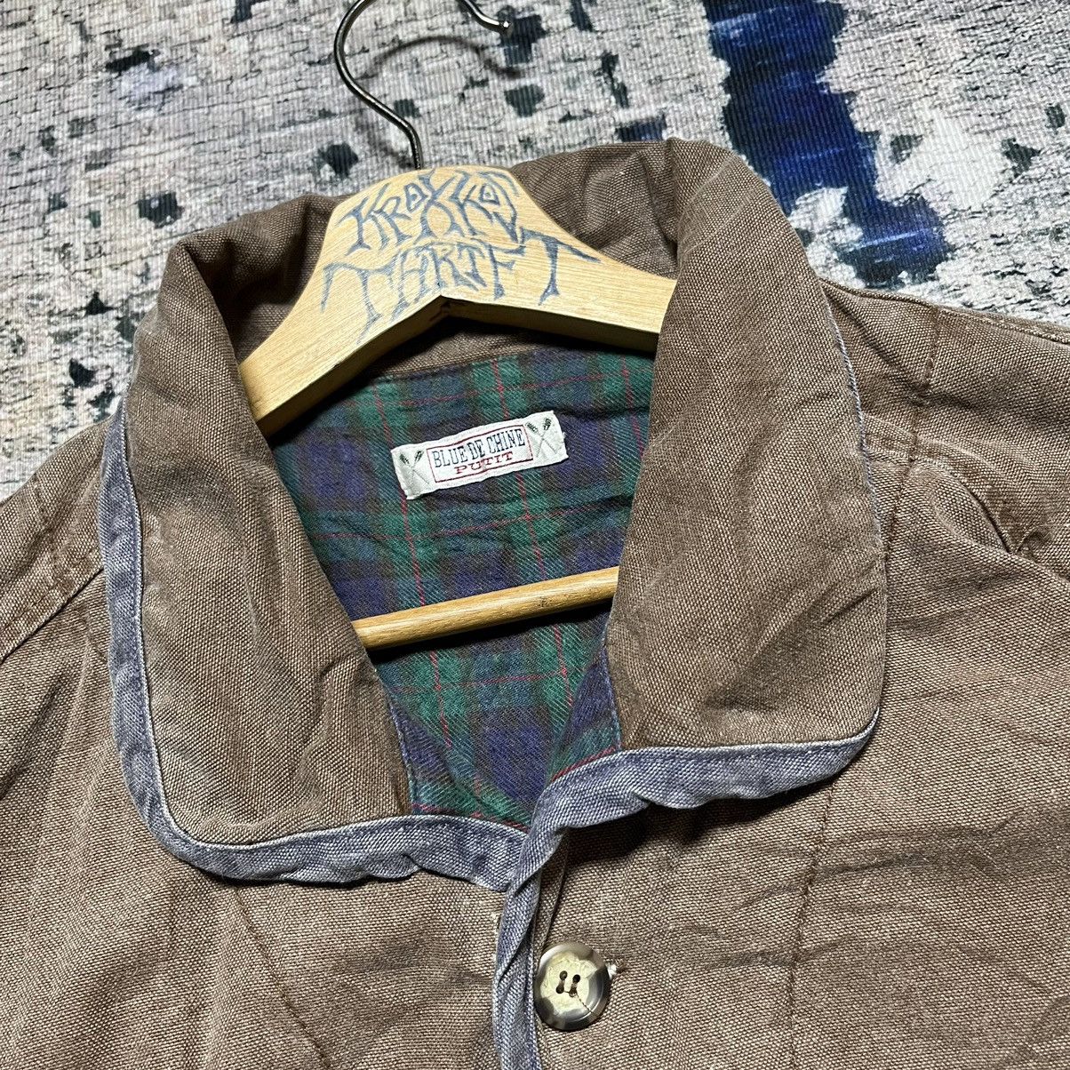 Japanese Brand × Vintage 🔥Vintage Blue De Chine Putit Workwear Button Jacket Size US M / EU 48-50 / 2 - 2 Thumbnail