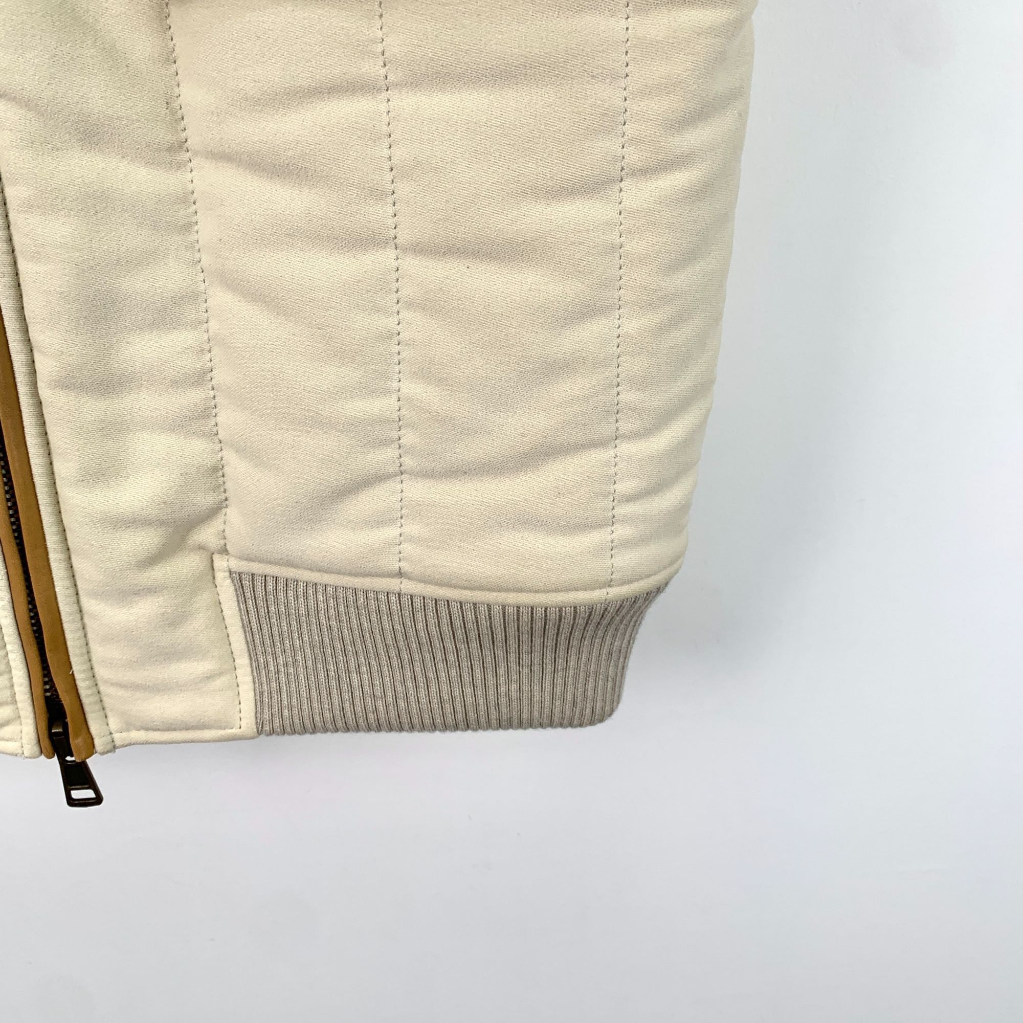 Chloe Chloé Two-Tone Lambskin & Cotton Sleeveless Fur Vest Waistco Size XS / US 0-2 / IT 36-38 - 6 Thumbnail