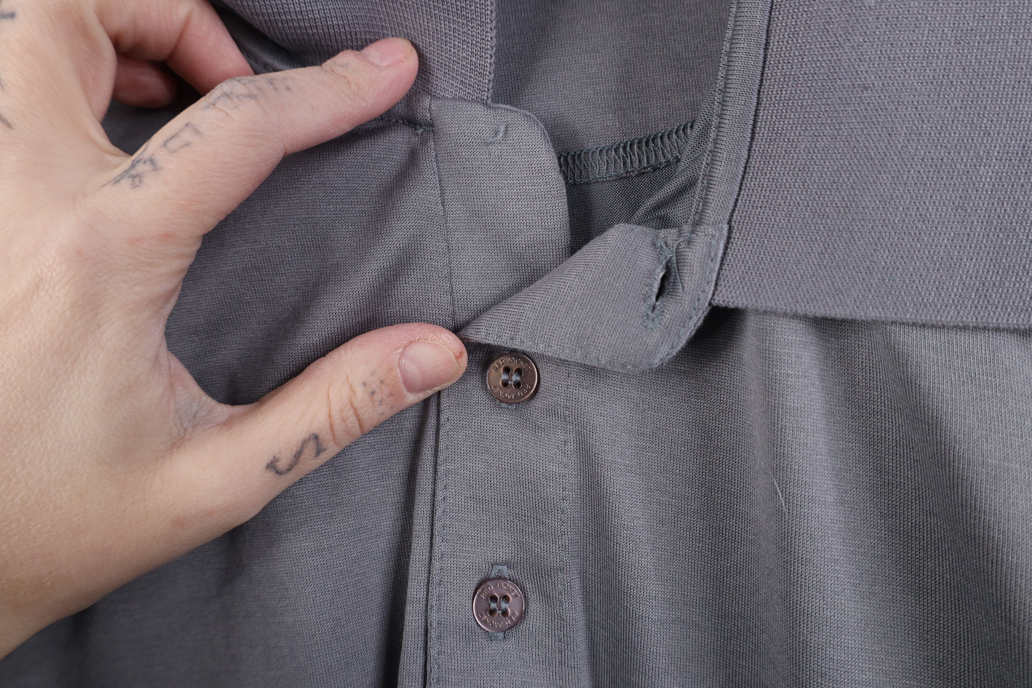 Vintage Red Jacket Club Collared Golf Golfing Polo Shirt Gray Size US XXL / EU 58 / 5 - 5 Thumbnail