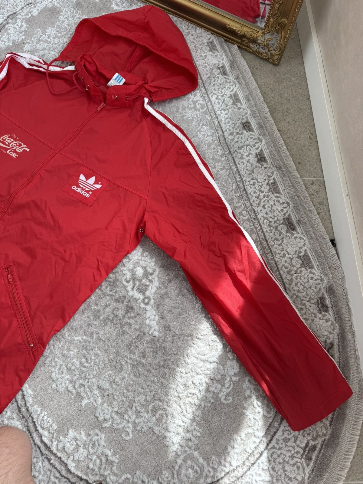 Adidas Adidas Coca Cola vinatge light jacket Size US XL / EU 56 / 4 - 10 Thumbnail