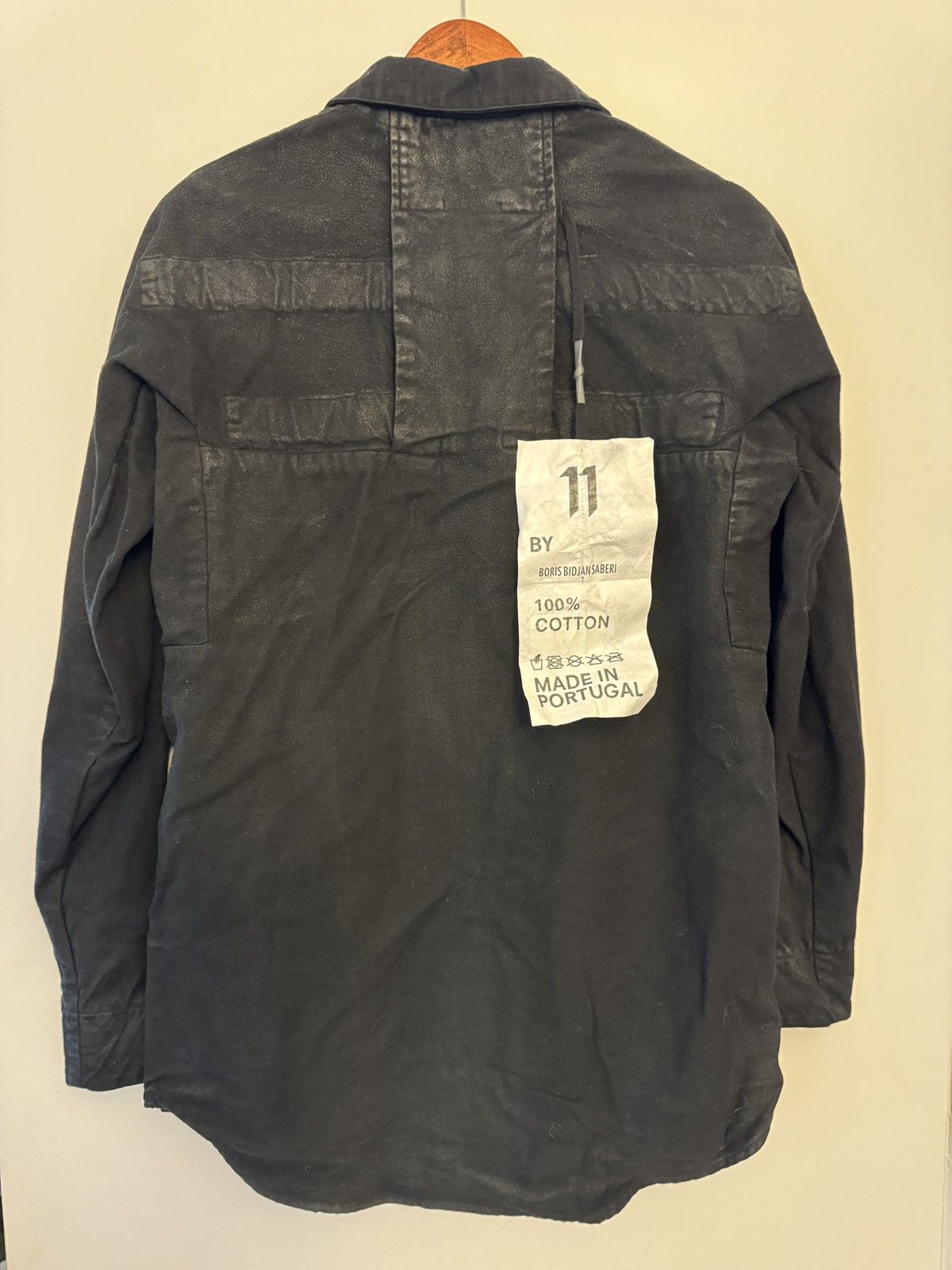 11 By Boris Bidjan Saberi Black Flannel Shirt NWT Size XS Size US S / EU 44-46 / 1 - 4 Thumbnail