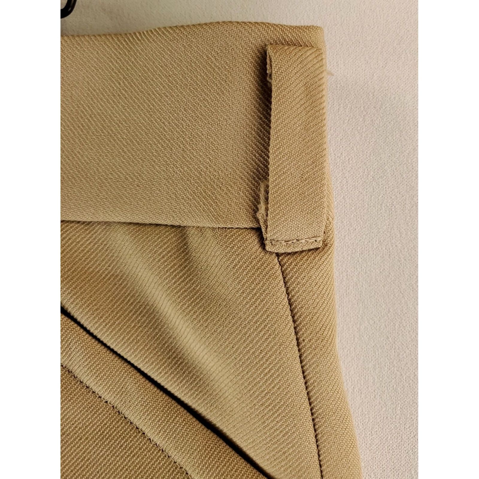 Vintage VINTAGE 50s 60s Gabardine Pants Brown Tan Mens 36x32 Dress Pants Men Brown Size US 36 / EU 52 - 2 Thumbnail